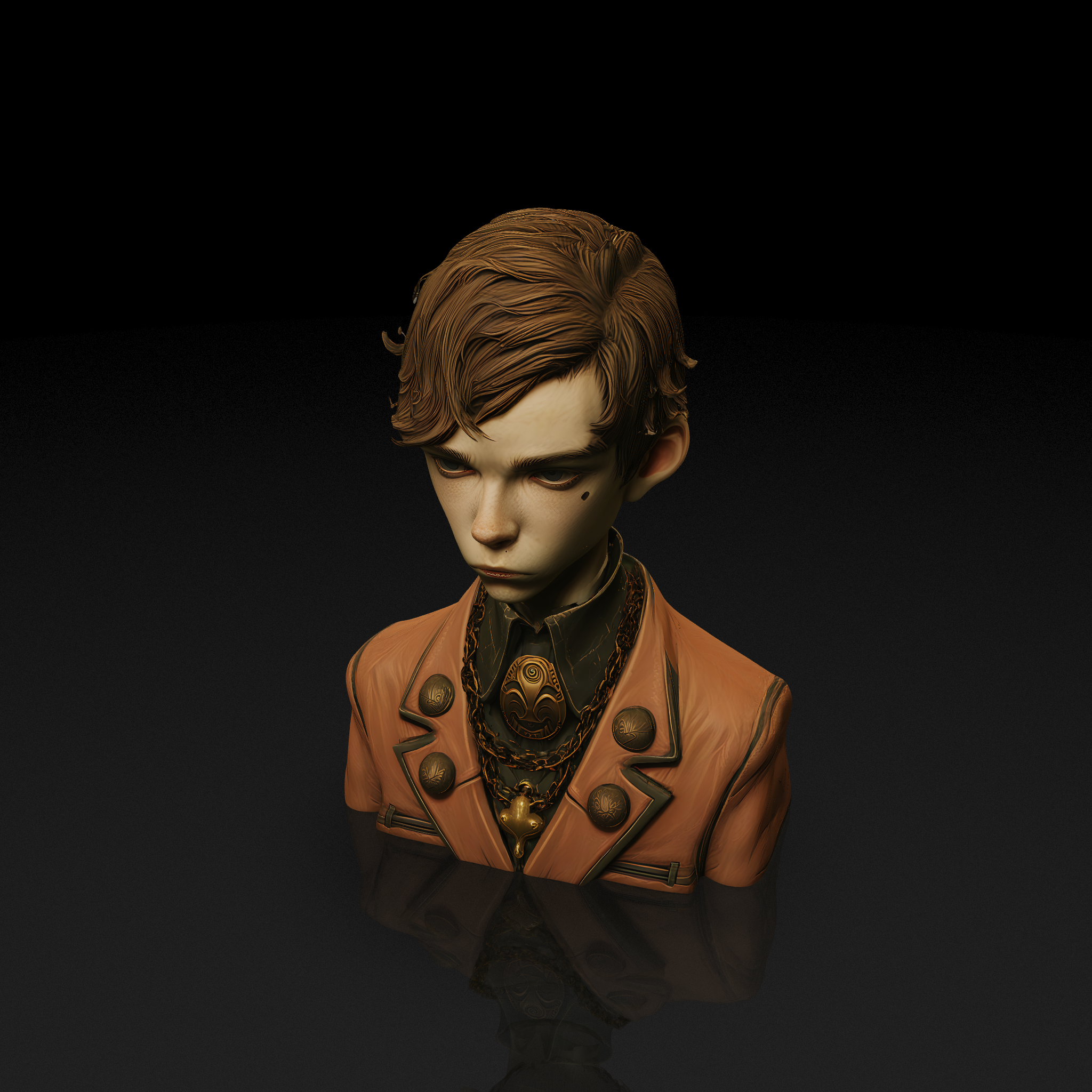 Gothic Boy Portrait