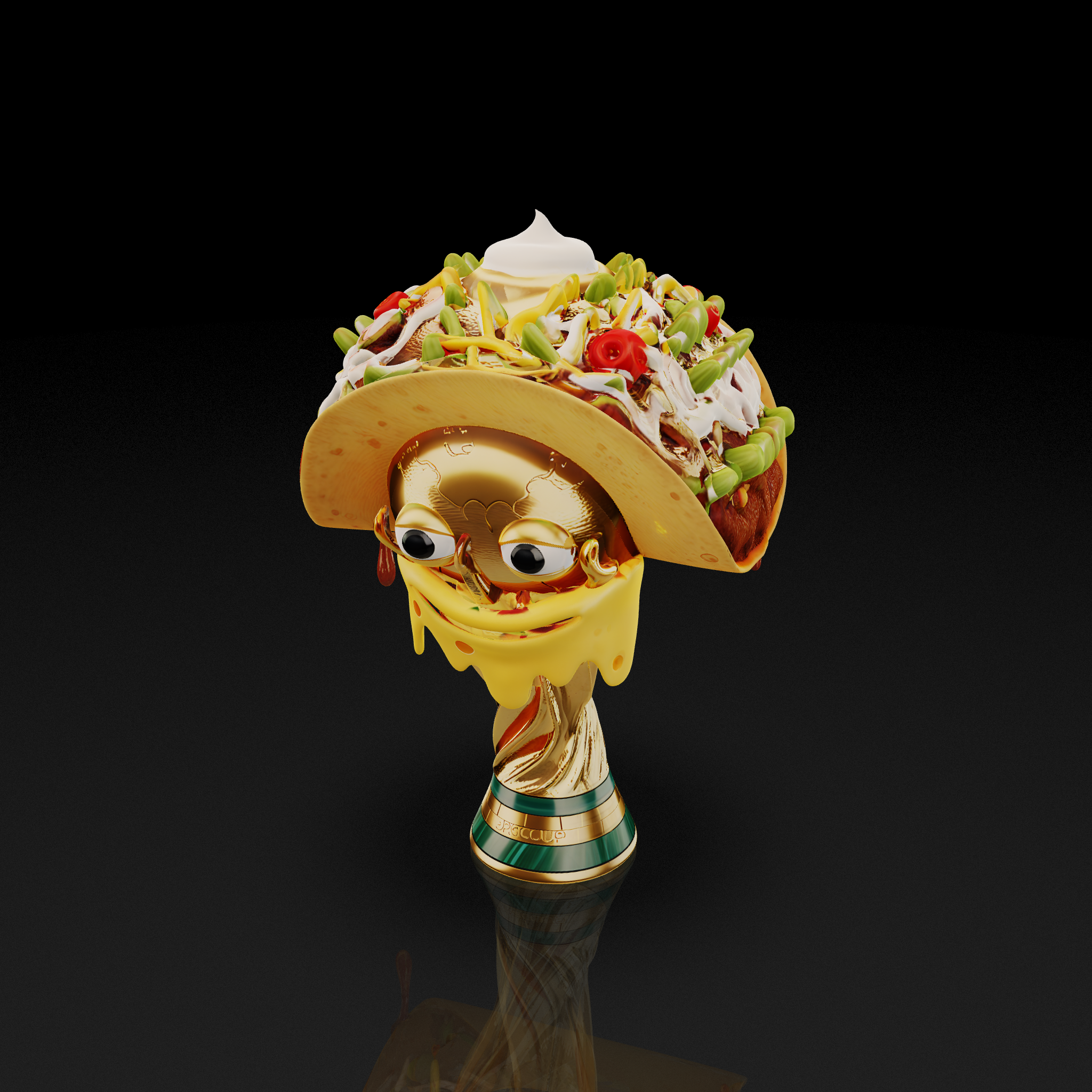Cheesy Taco Trophy
