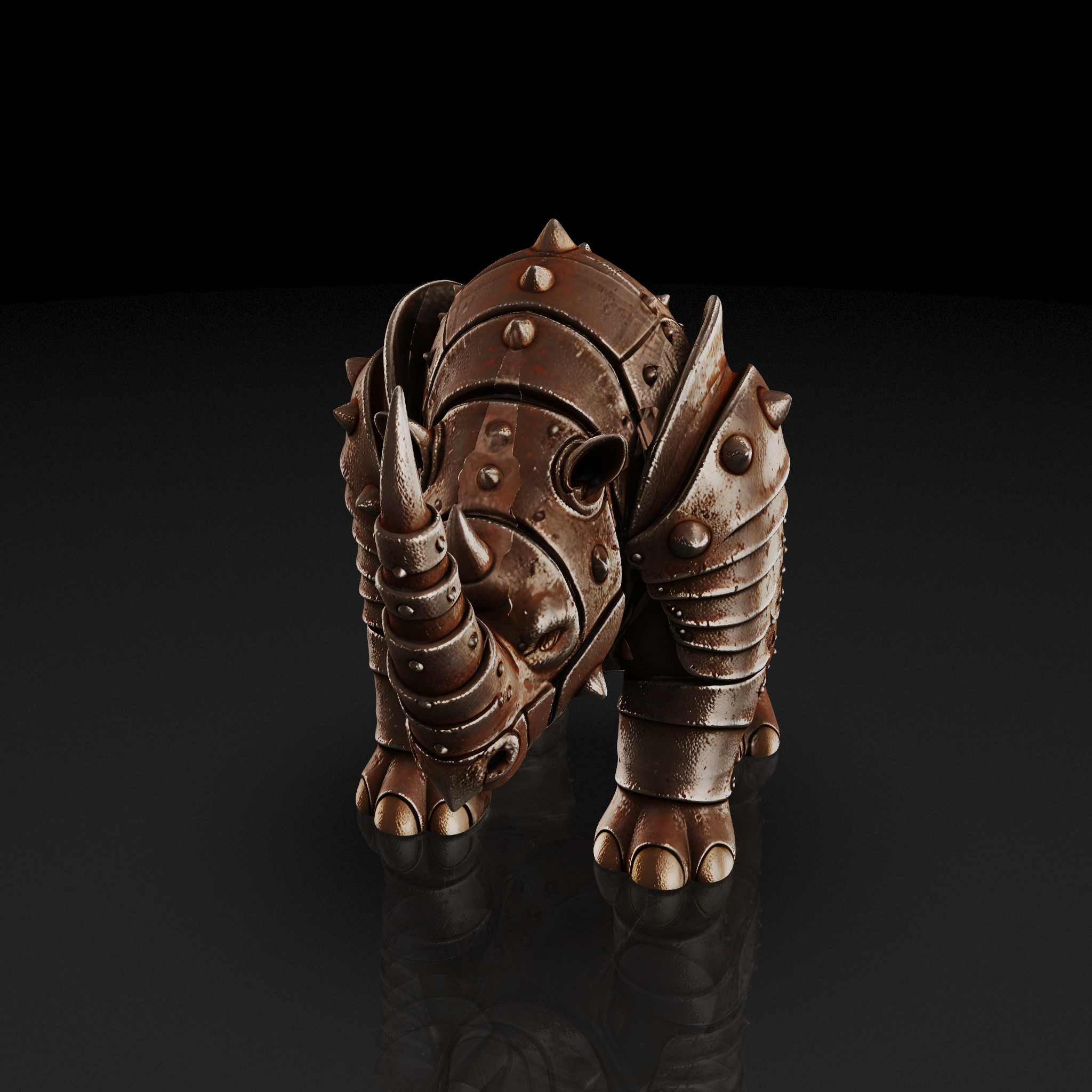 Metal Armored Rhino