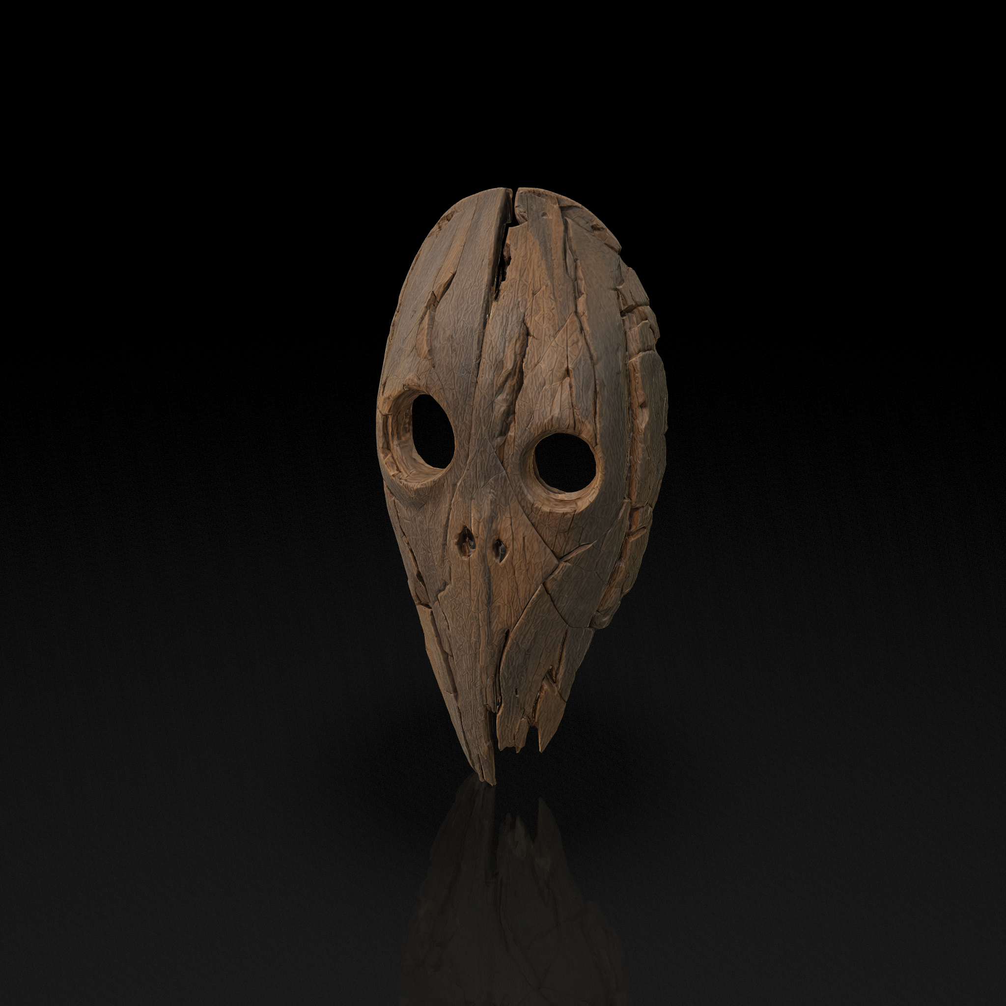 Cracked Stone Mask - 3D model