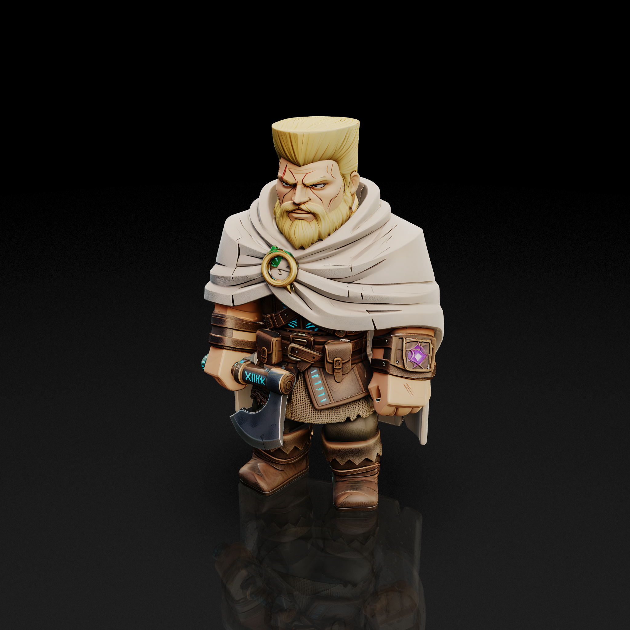 Stylized Viking Warrior