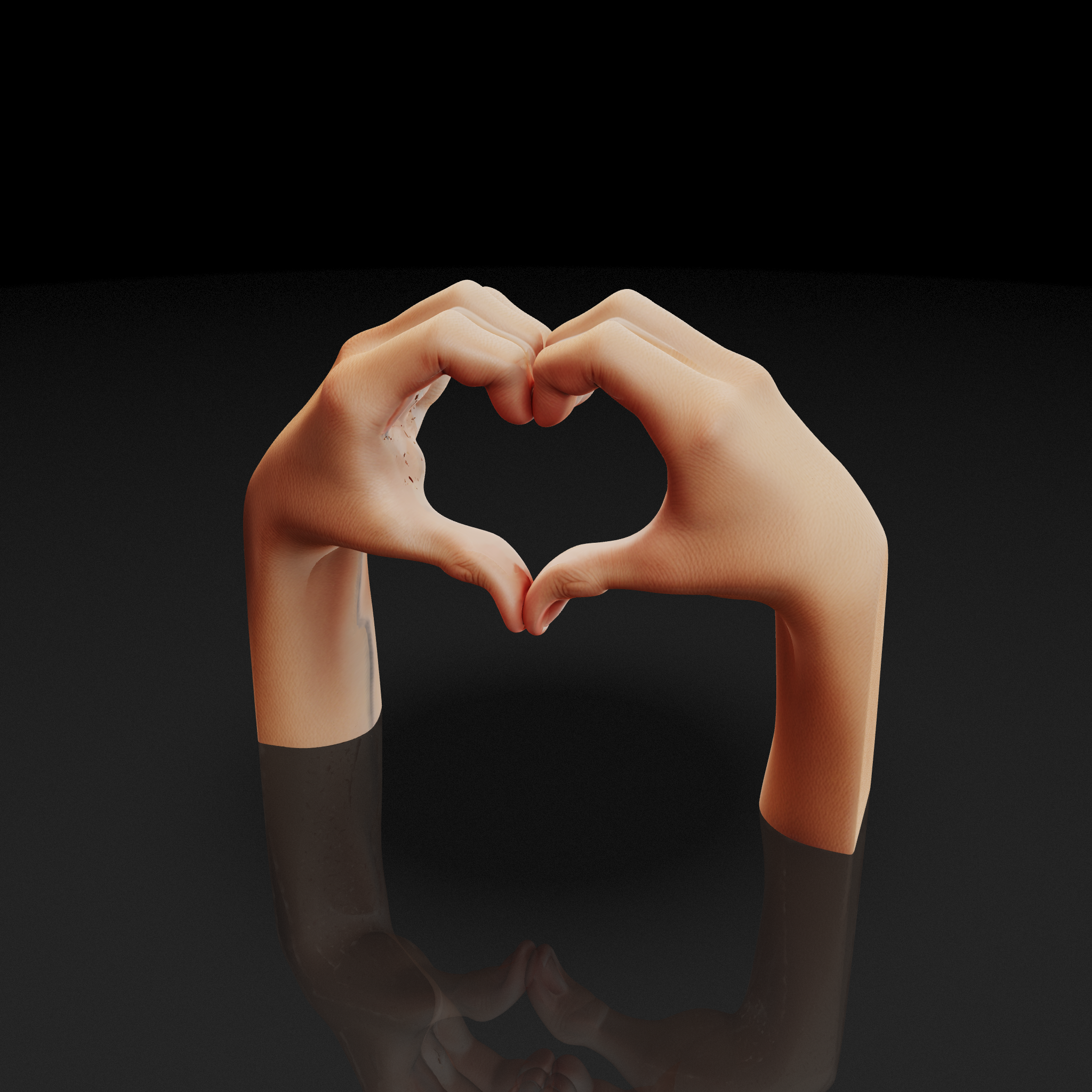 Hands Forming Heart