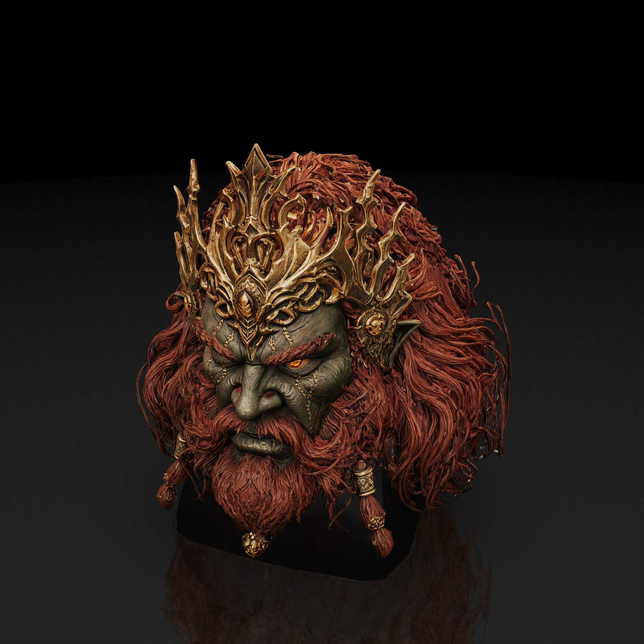 Green Crowned King
