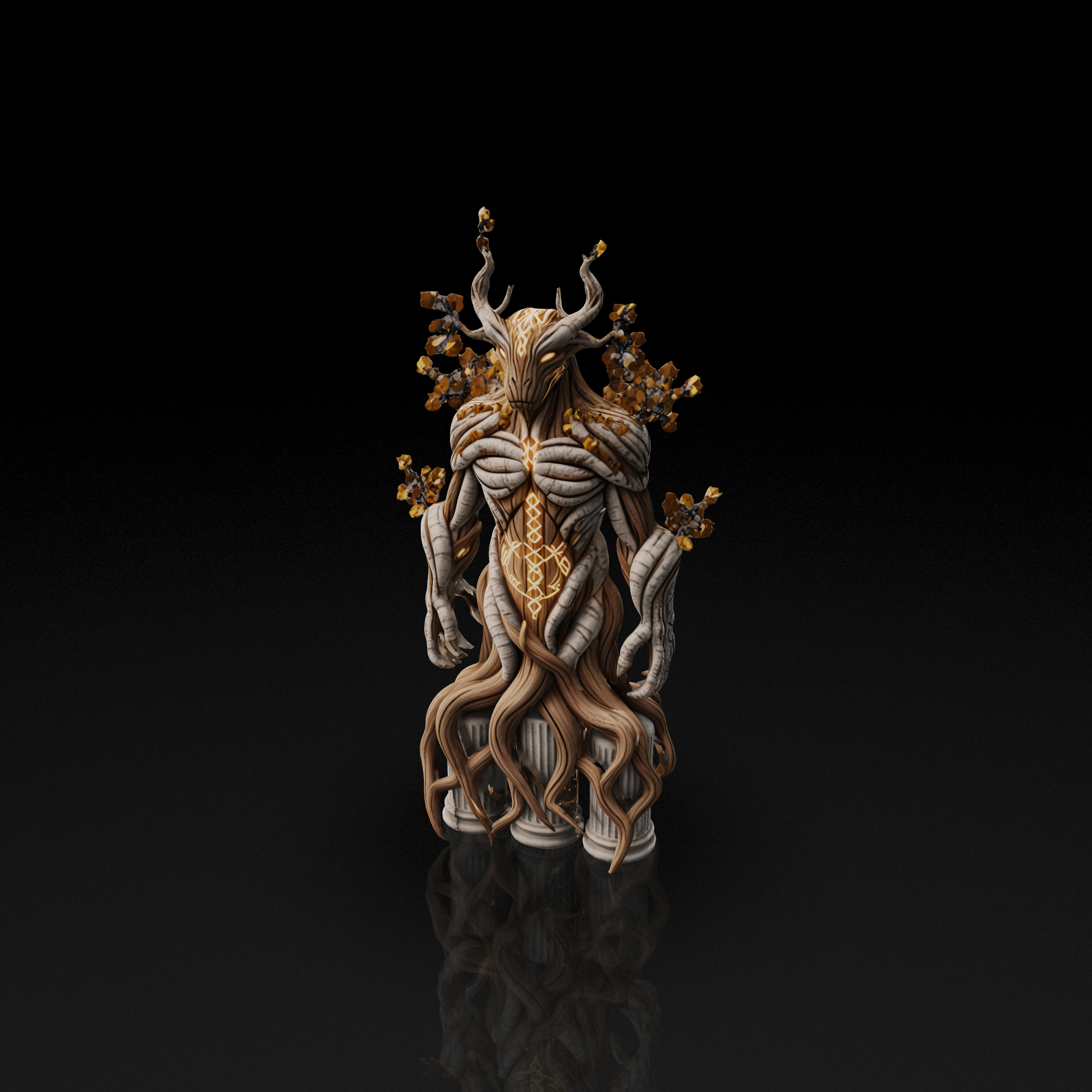 Glowing Runed Birch Treant