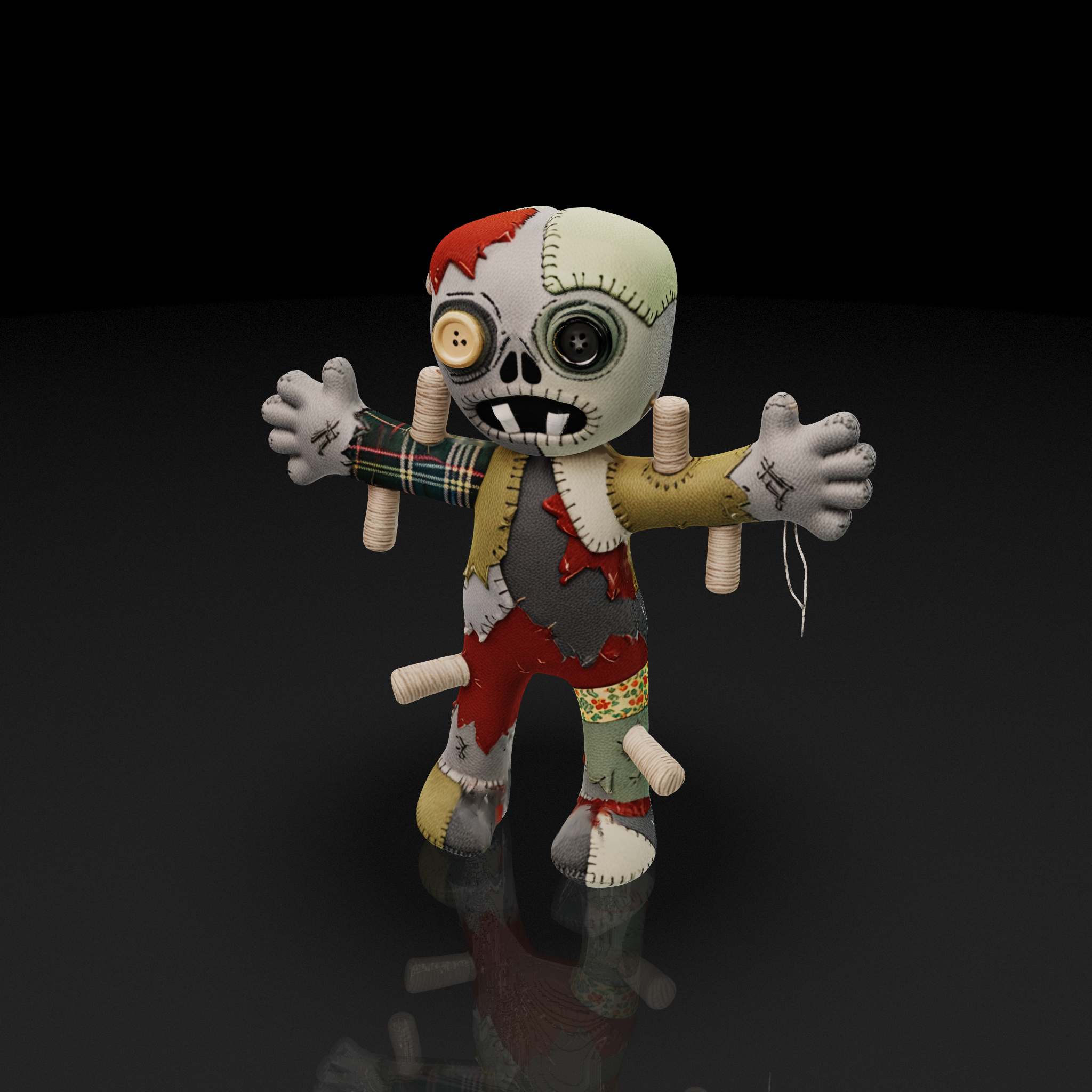 Patchwork Zombie Doll
