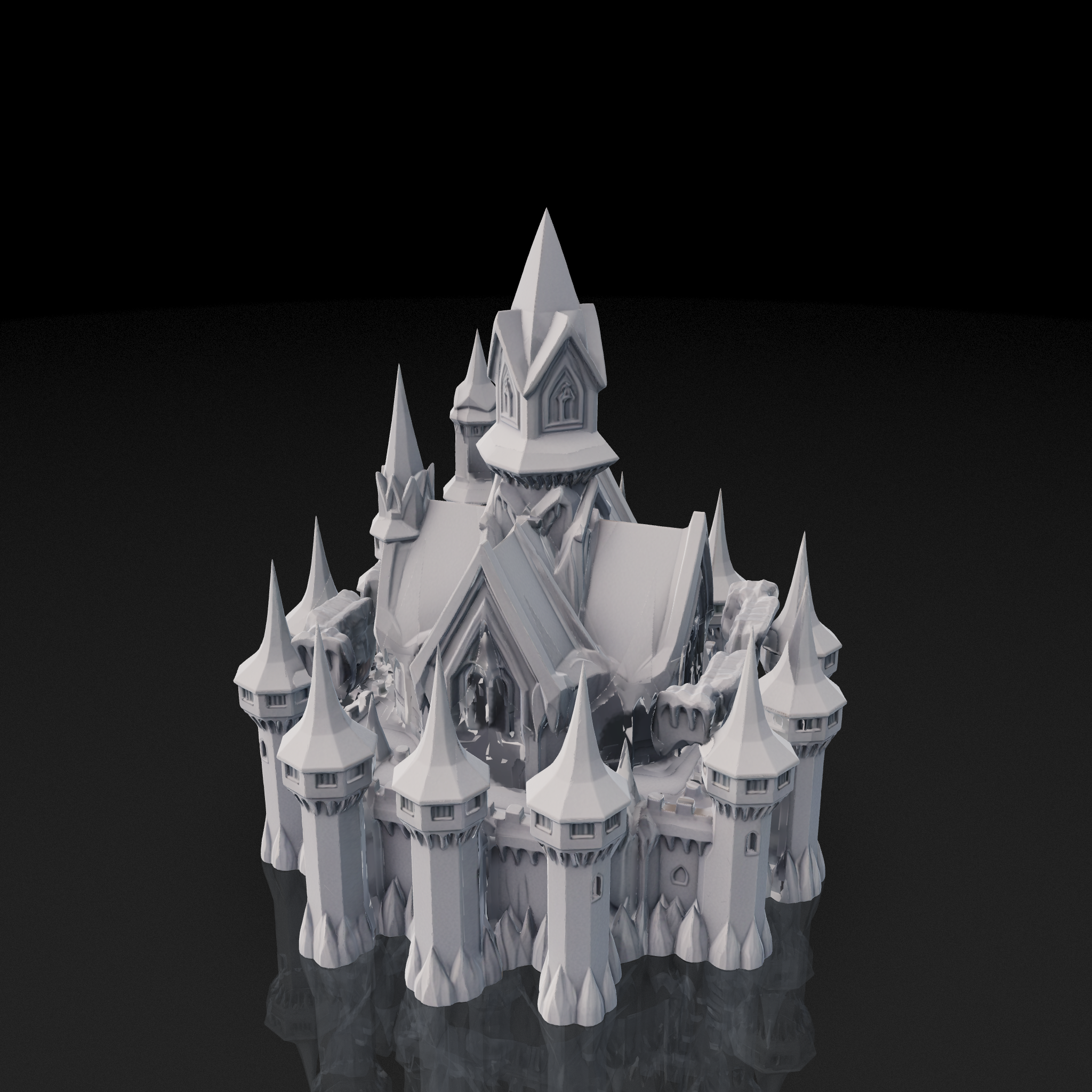 Icy Medieval Castle