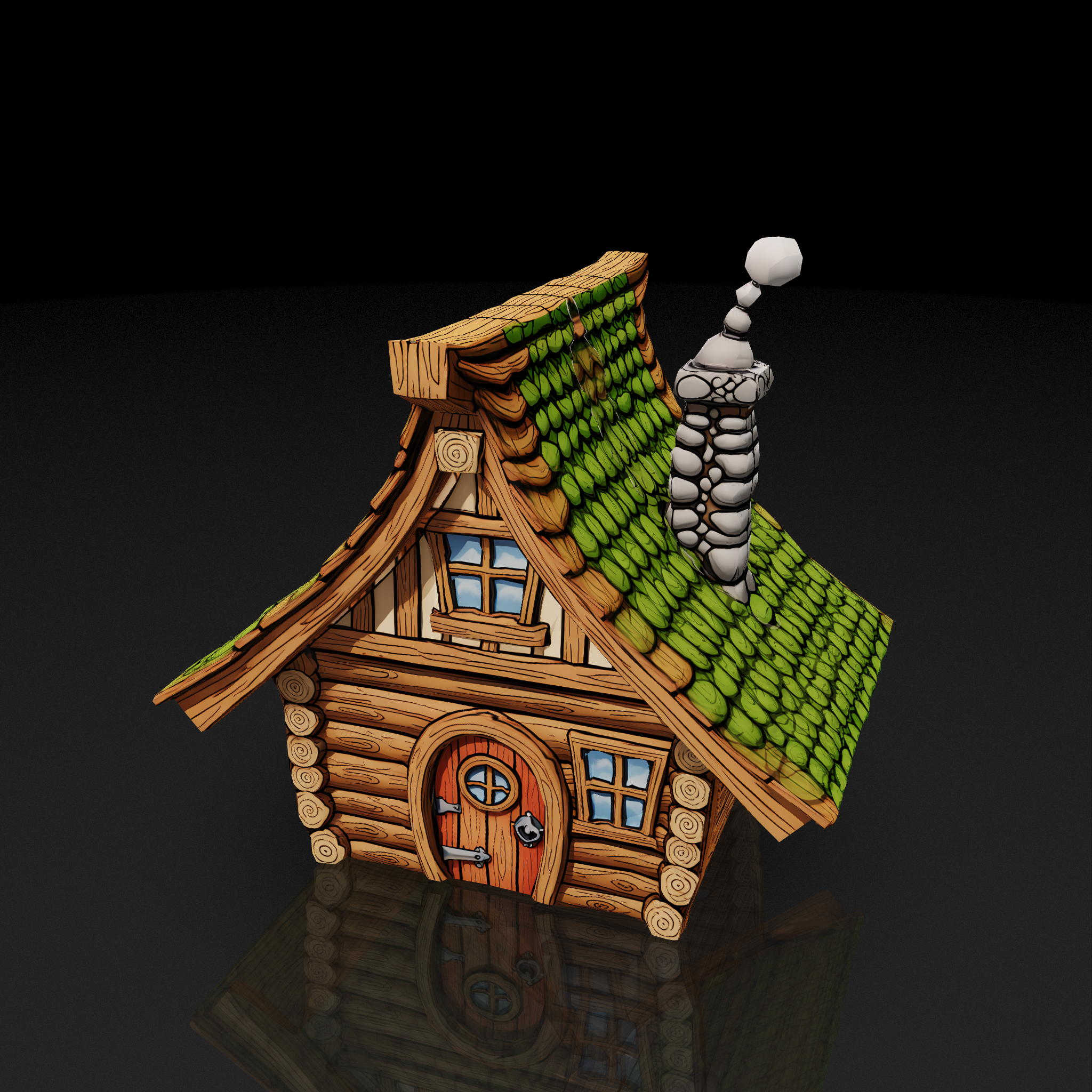 Fantasy Log Cabin