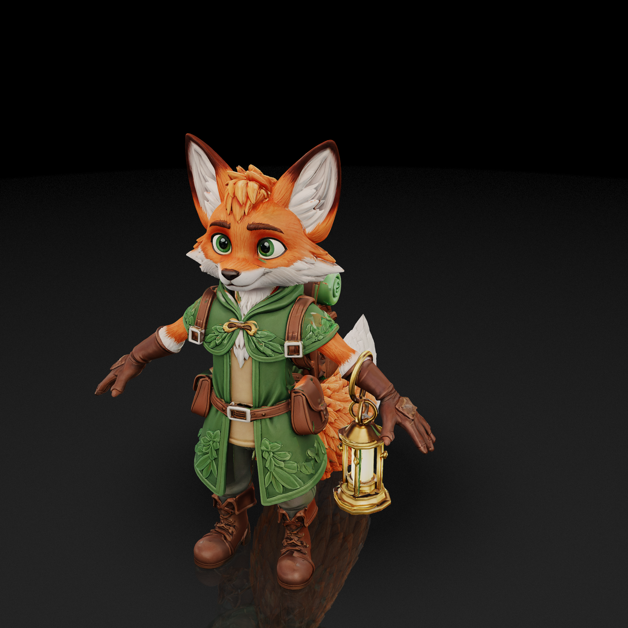 Fox Adventurer Character