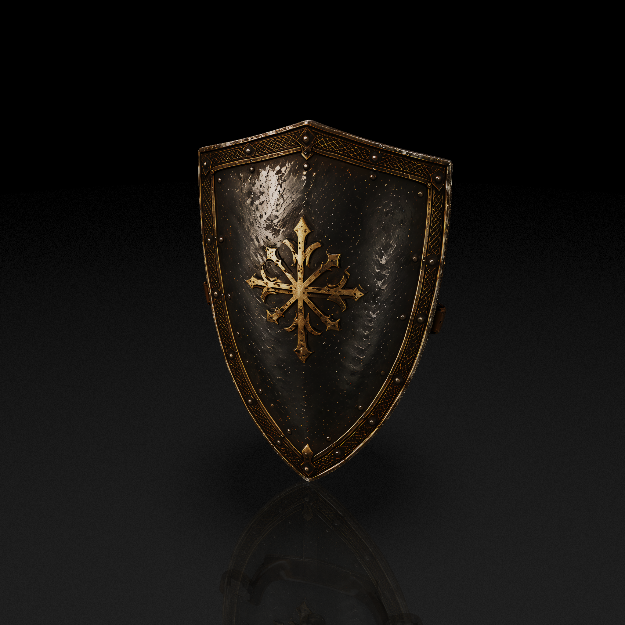 Ornate Metal Shield