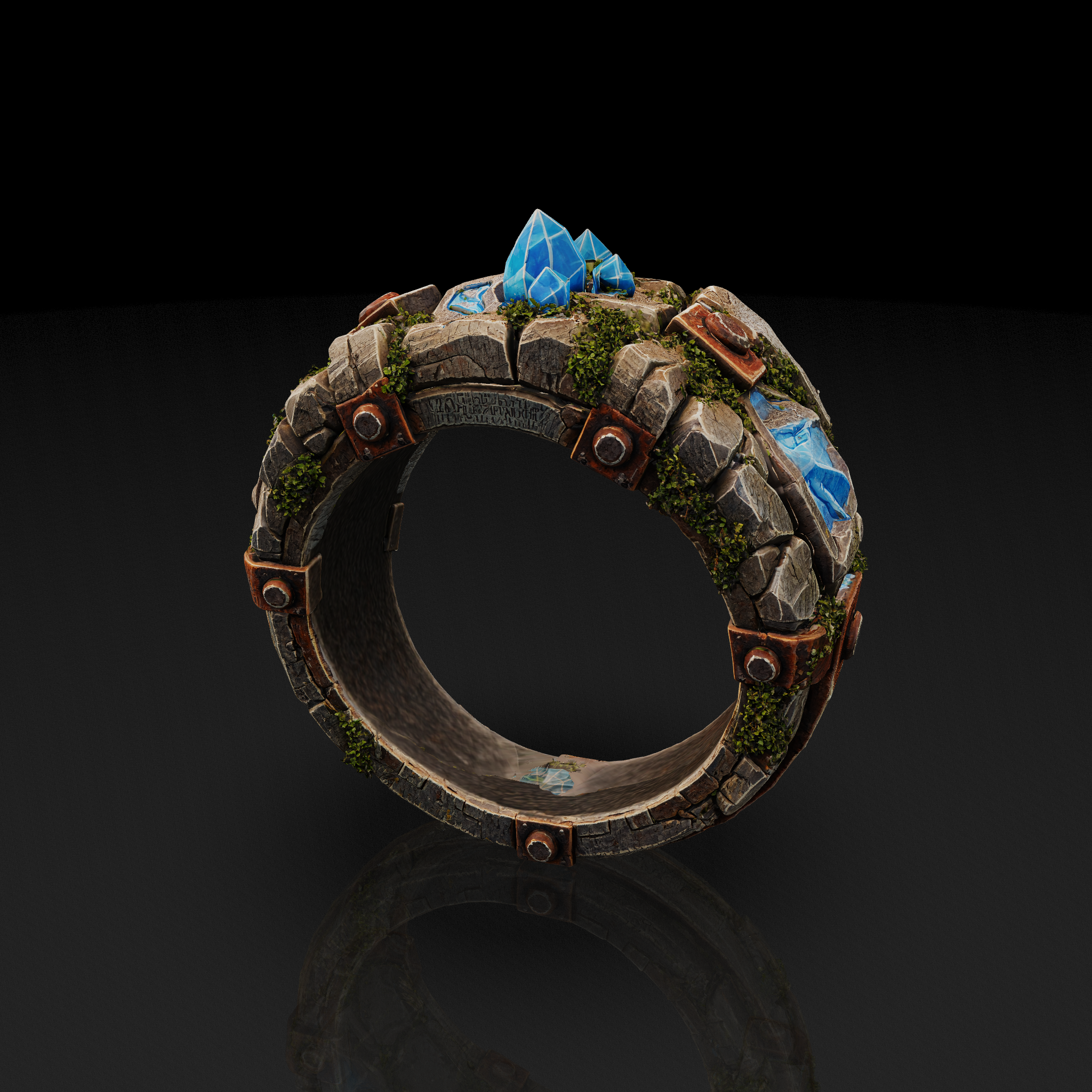 Stone Runic Ring