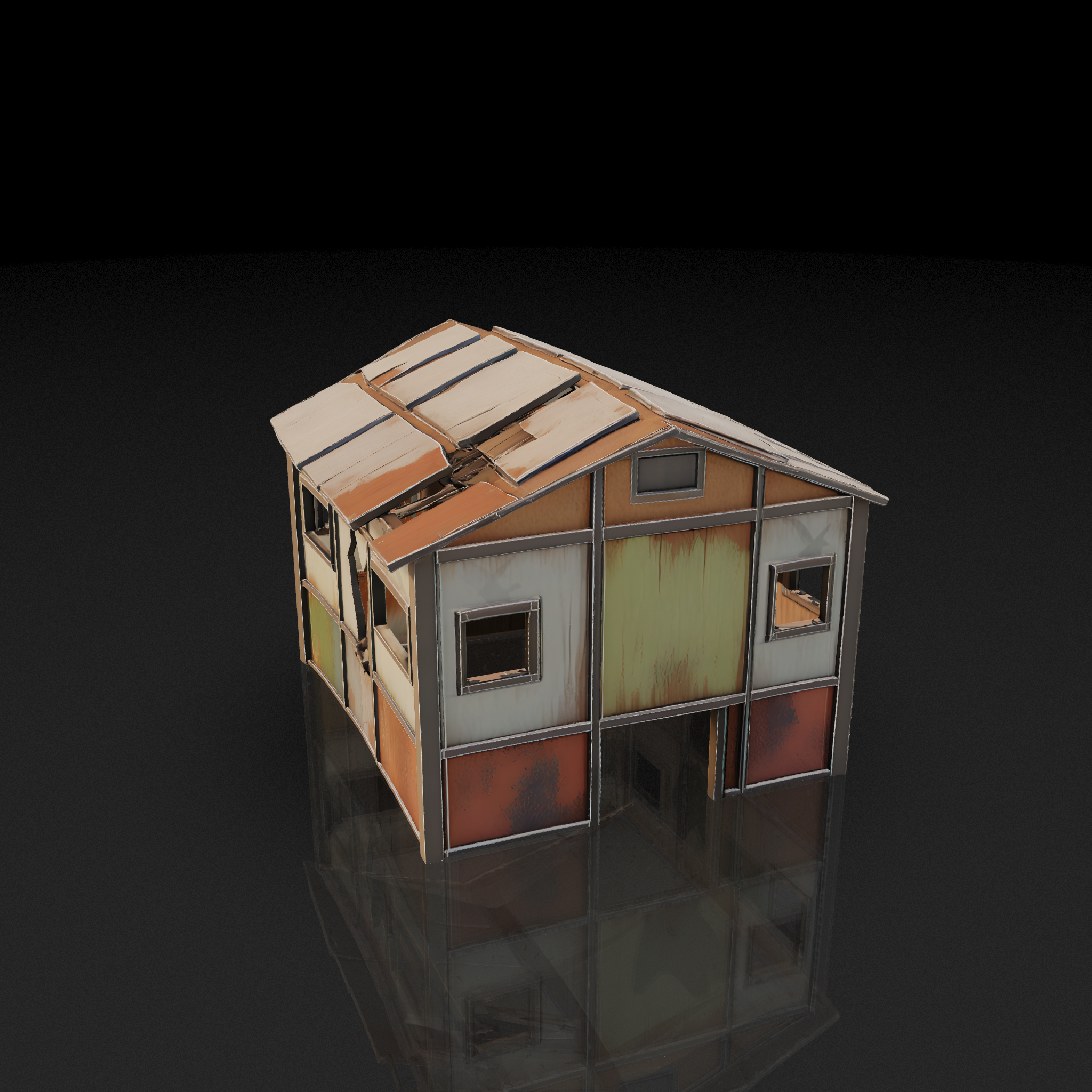 Rusted Metal Shack
