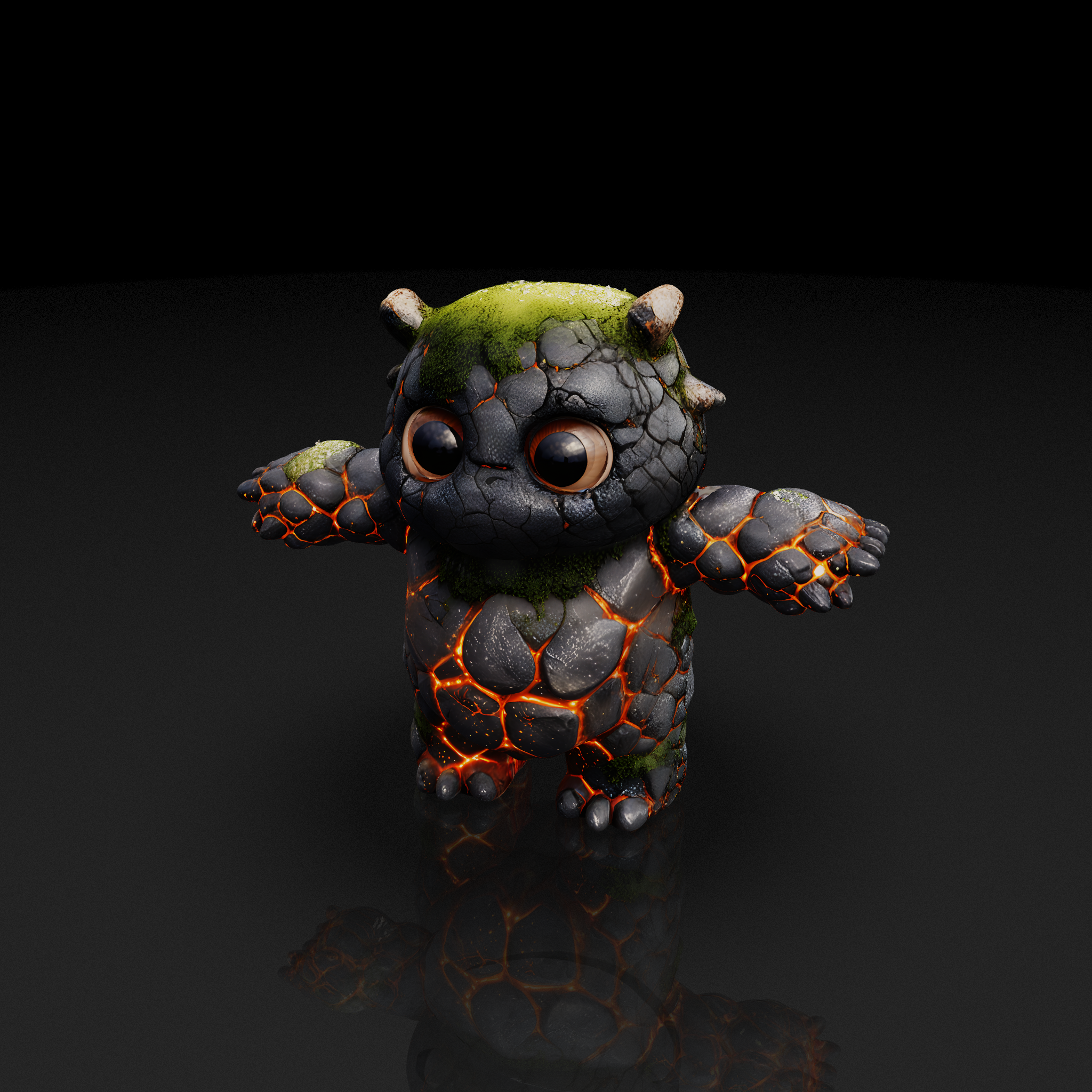 Mossy Lava Golem