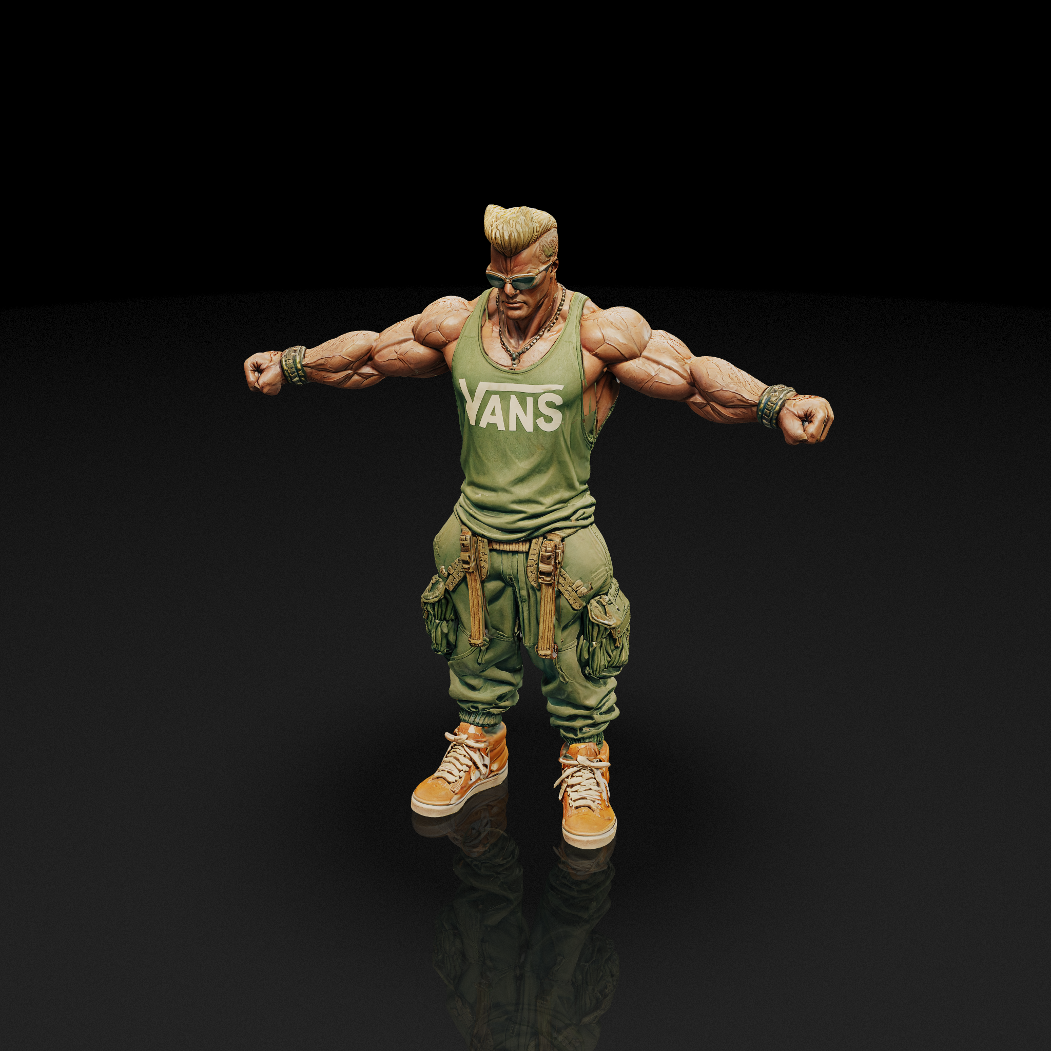 Stylized Muscle Character