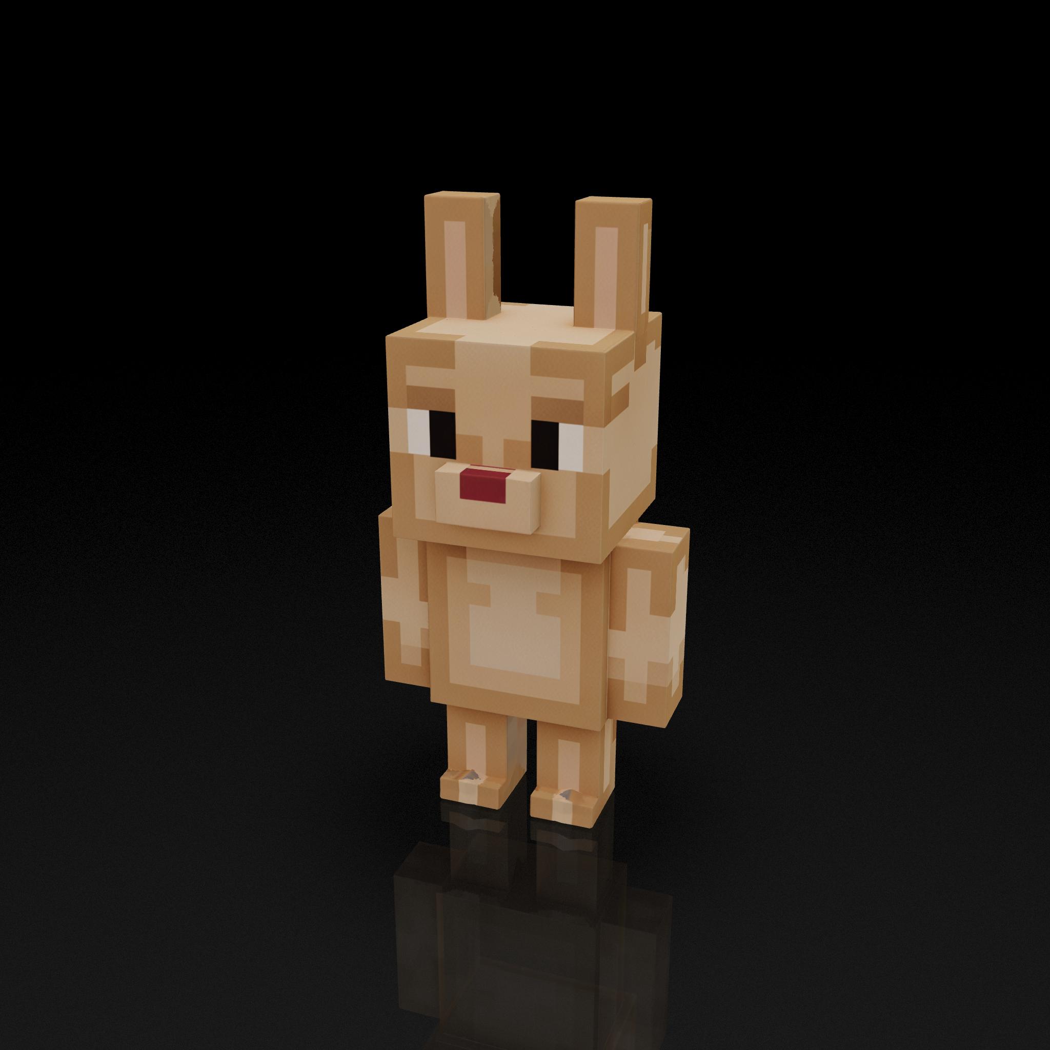 Minecraft Style Rabbit