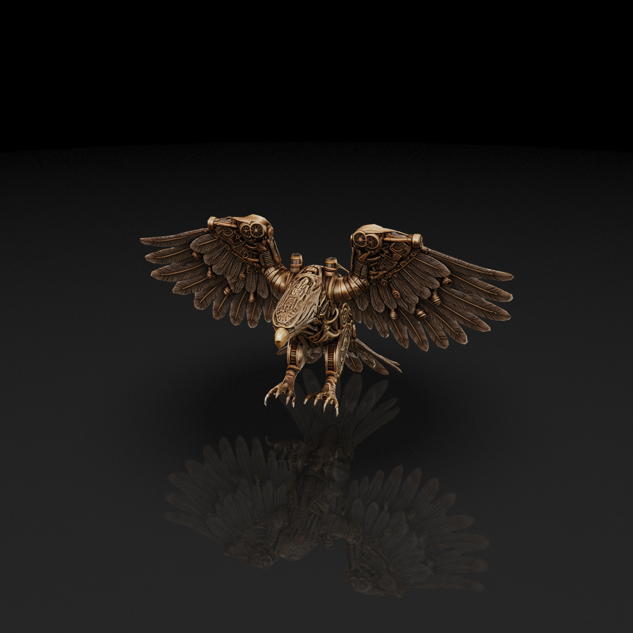 Steampunk Mechanical Eagle
