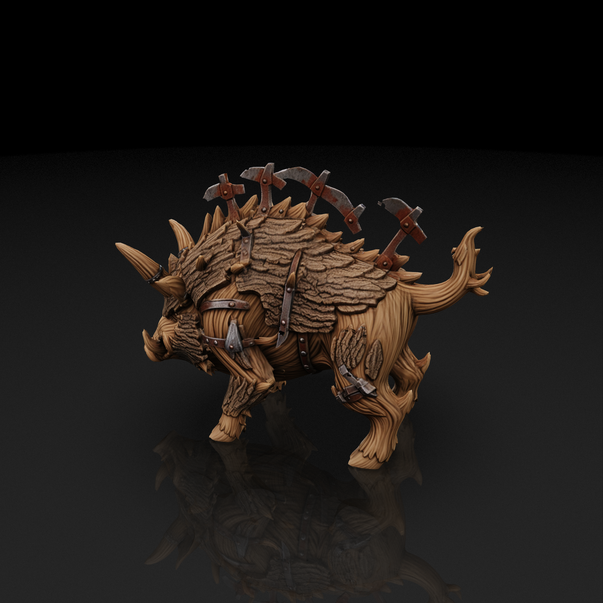 Iron Wood Boar