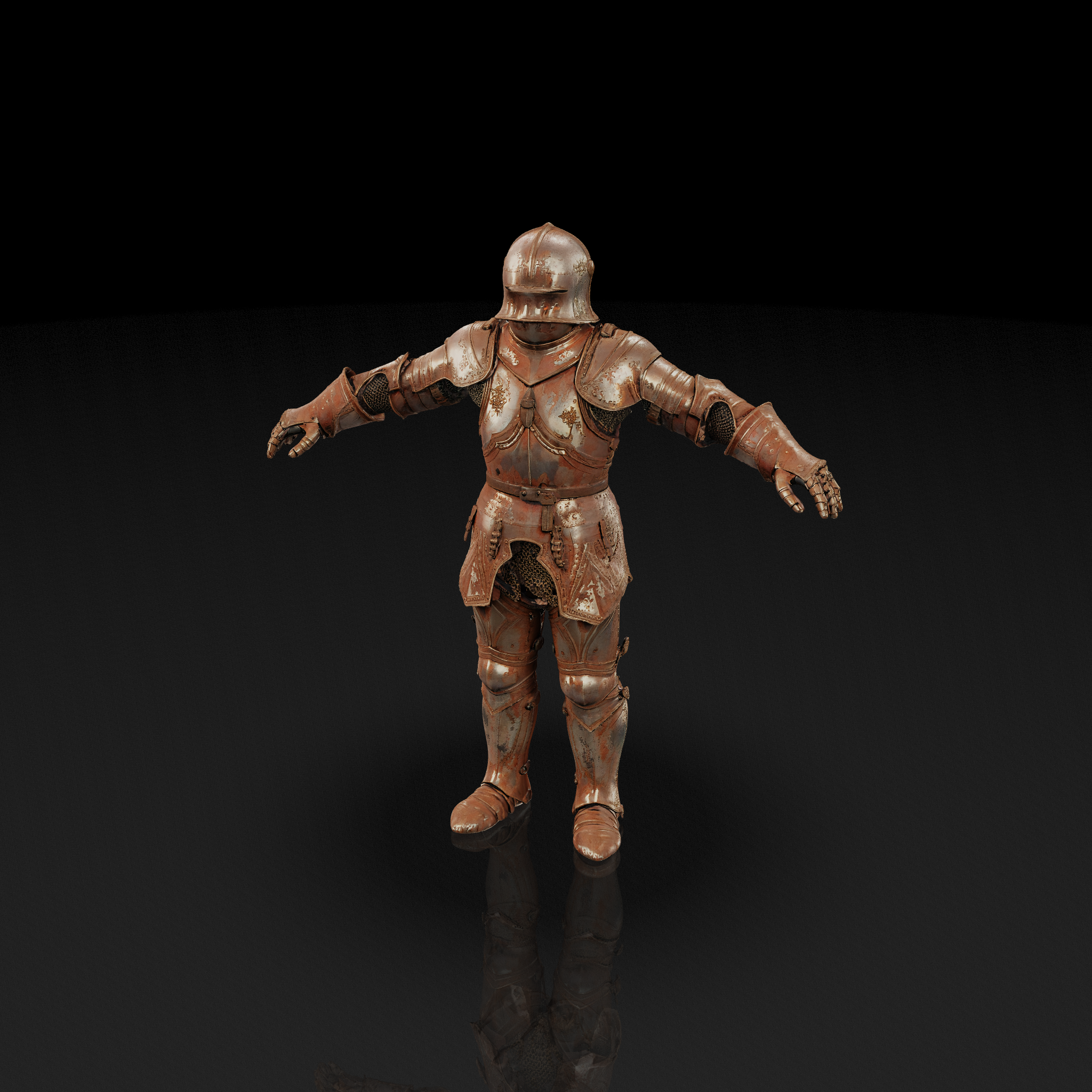 Knight Plate Armor - 3D model