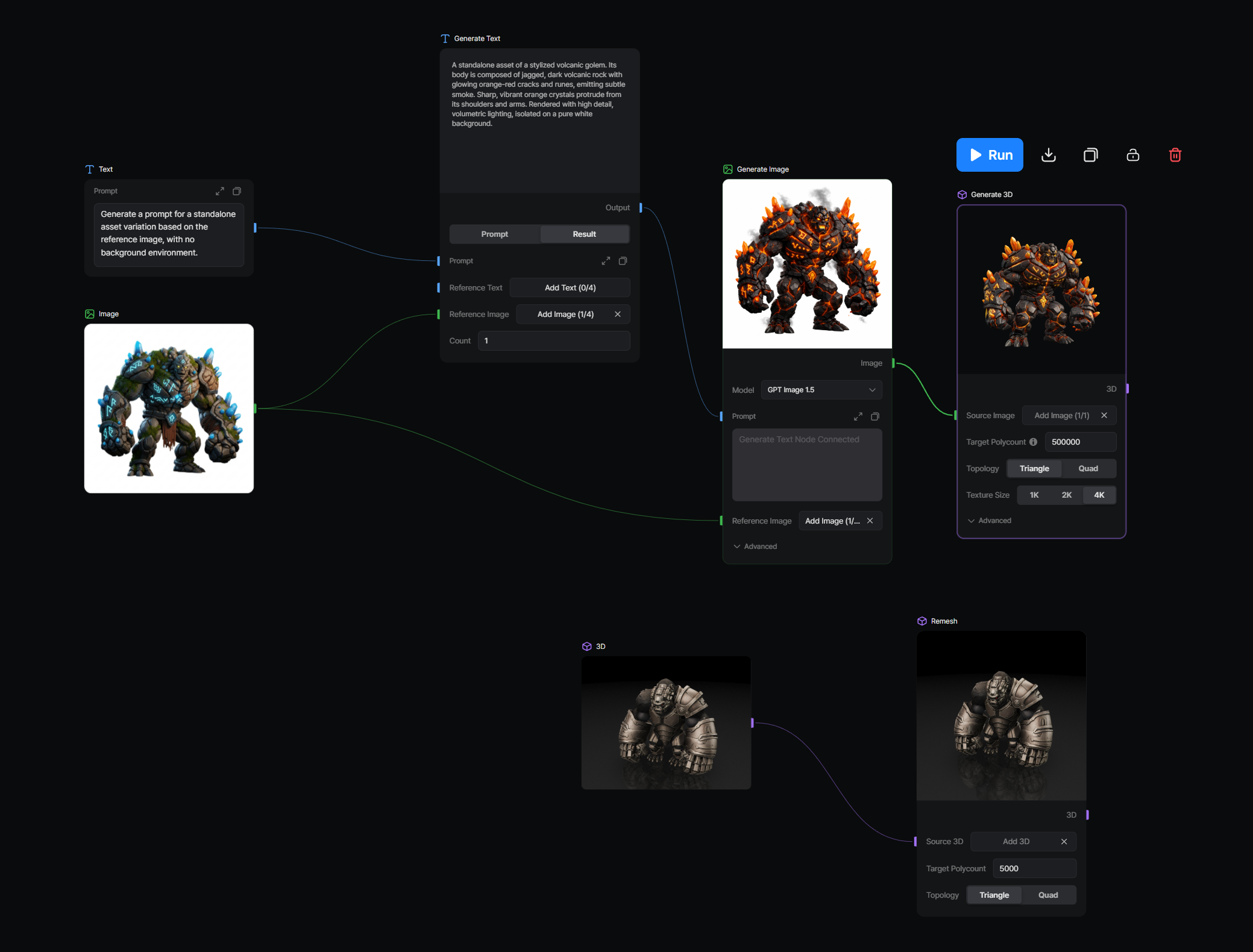 Custom Workflow nodes on the canvas