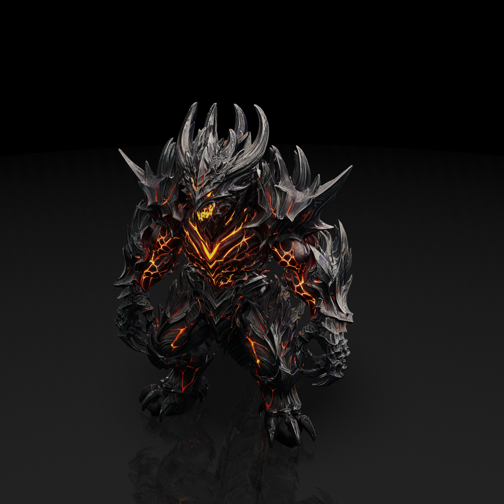 Spiked Lava Monster