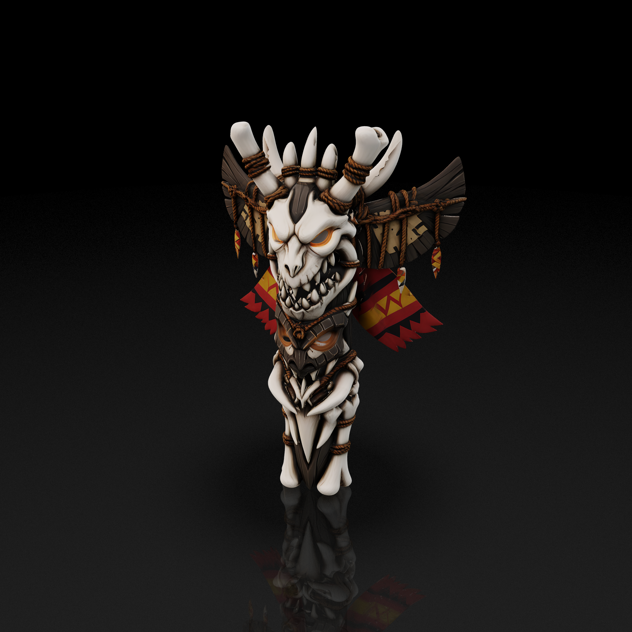 Tribal Bone Totem