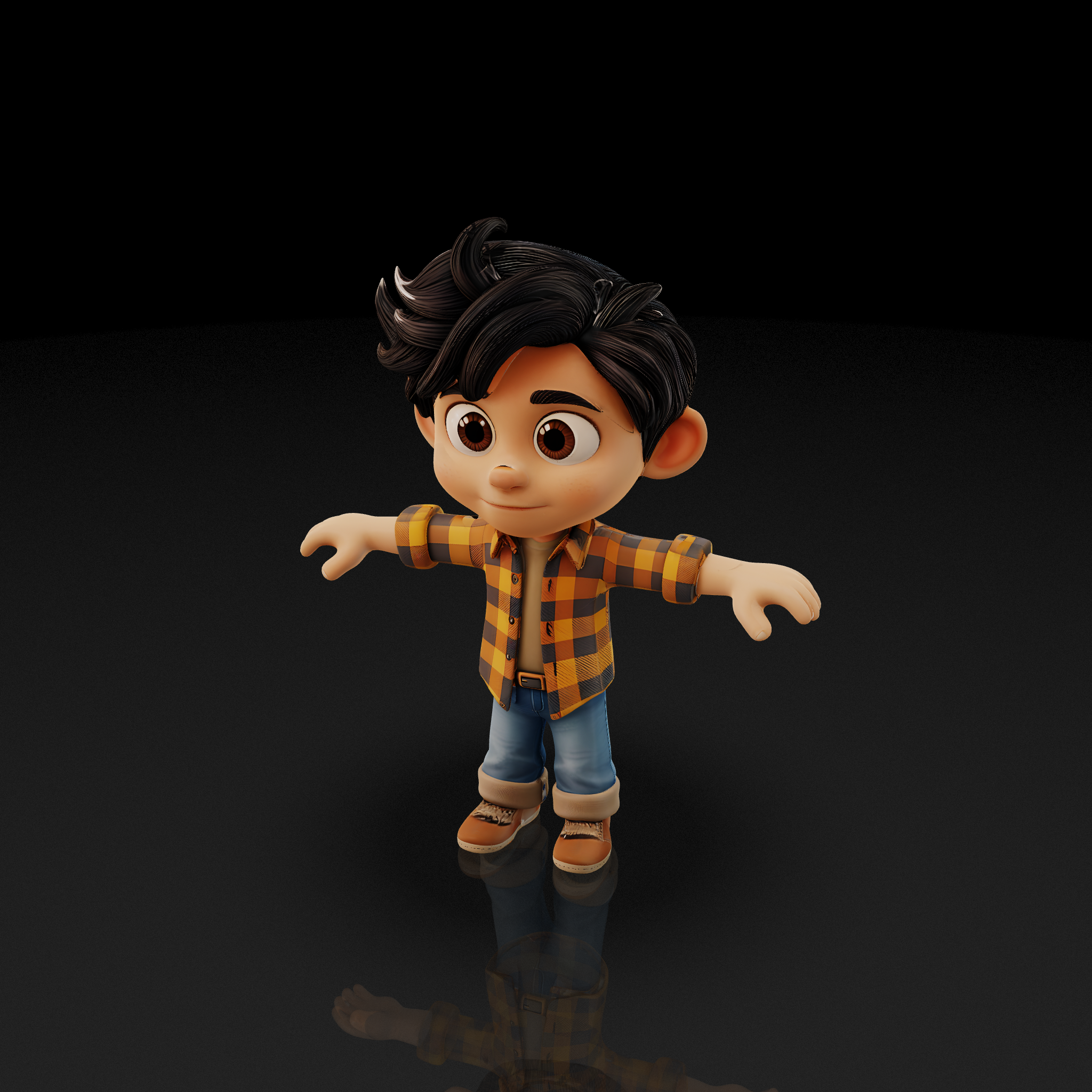 Cartoon Boy Character