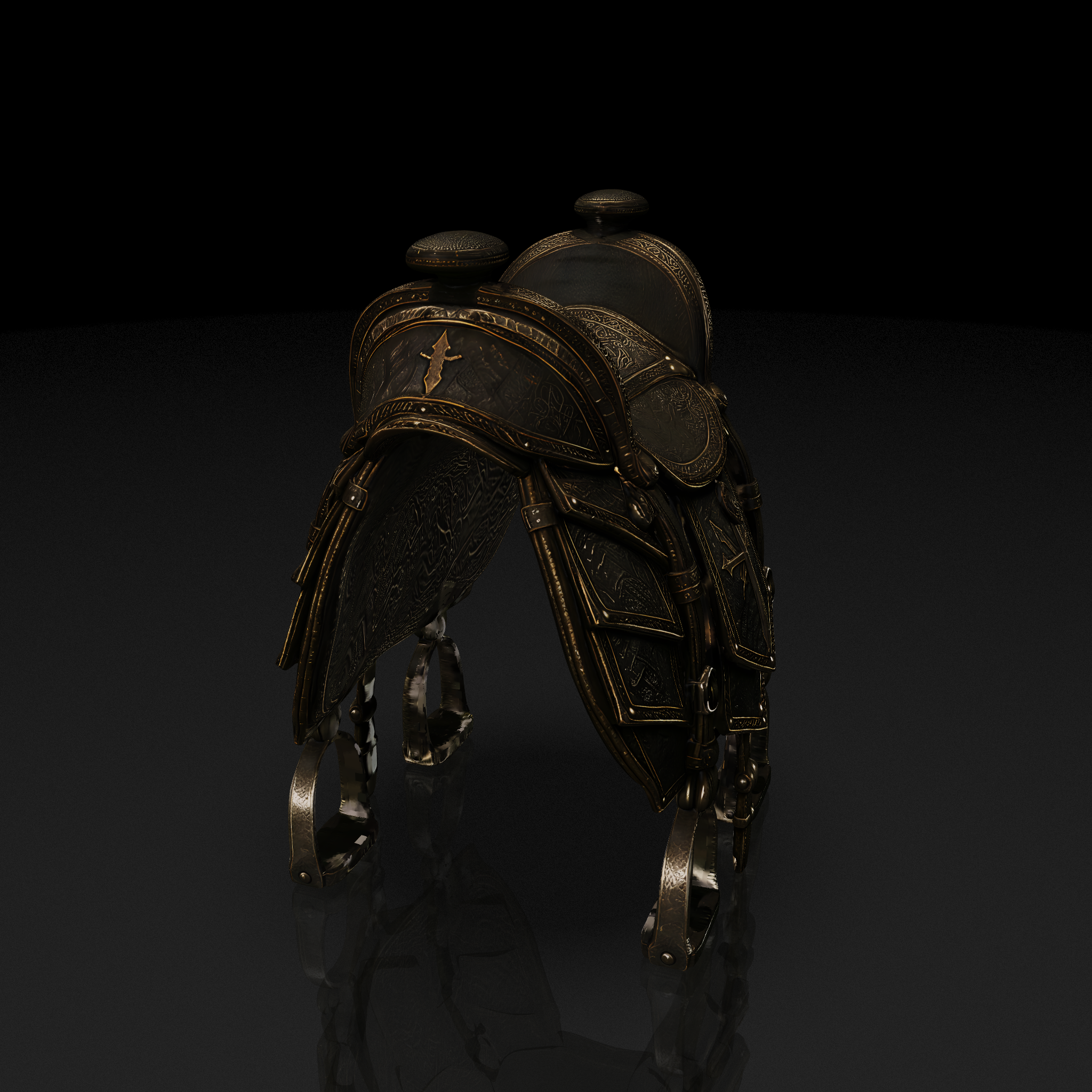 Medieval Horse Saddle