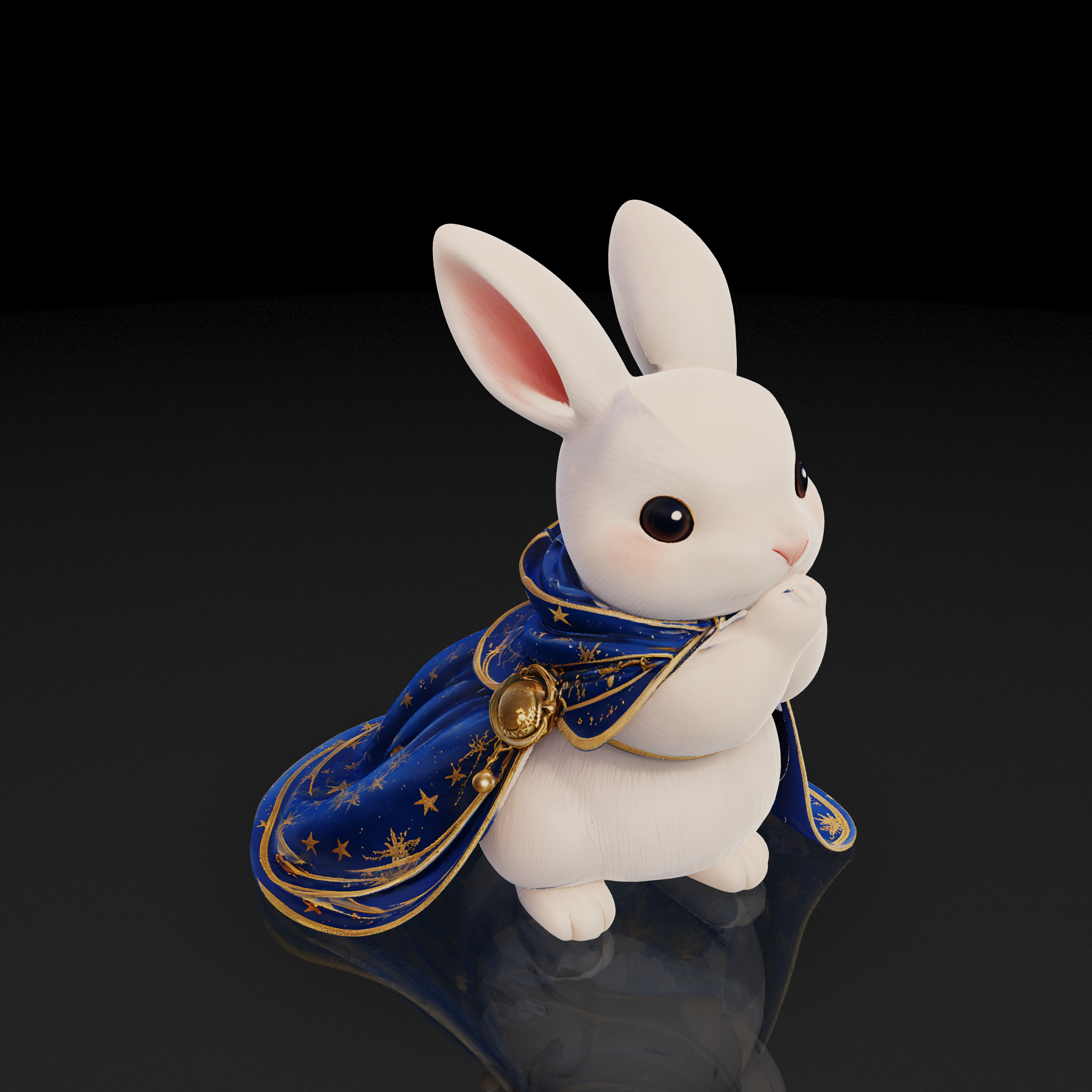 Starry Blue Rabbit