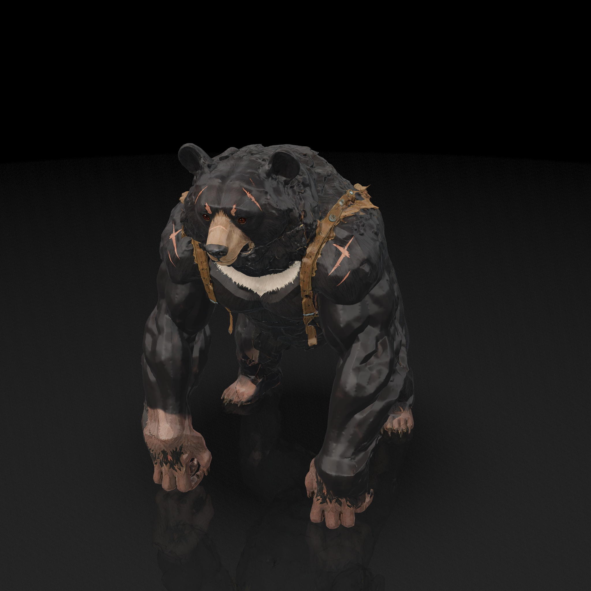 Badger Armored Character - 3D model