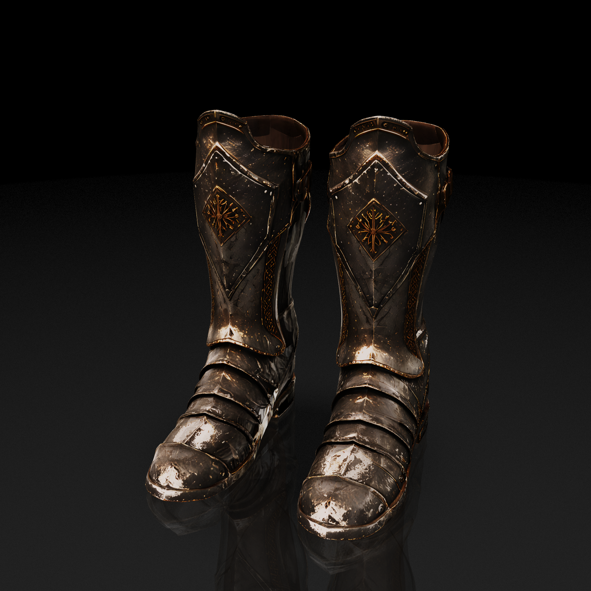 Medieval Armor Boots