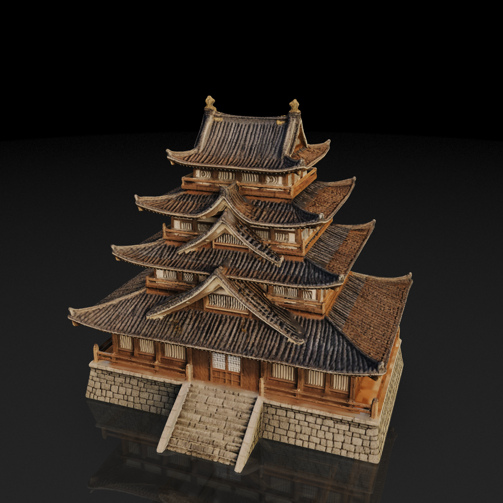 Japanese Castle Building