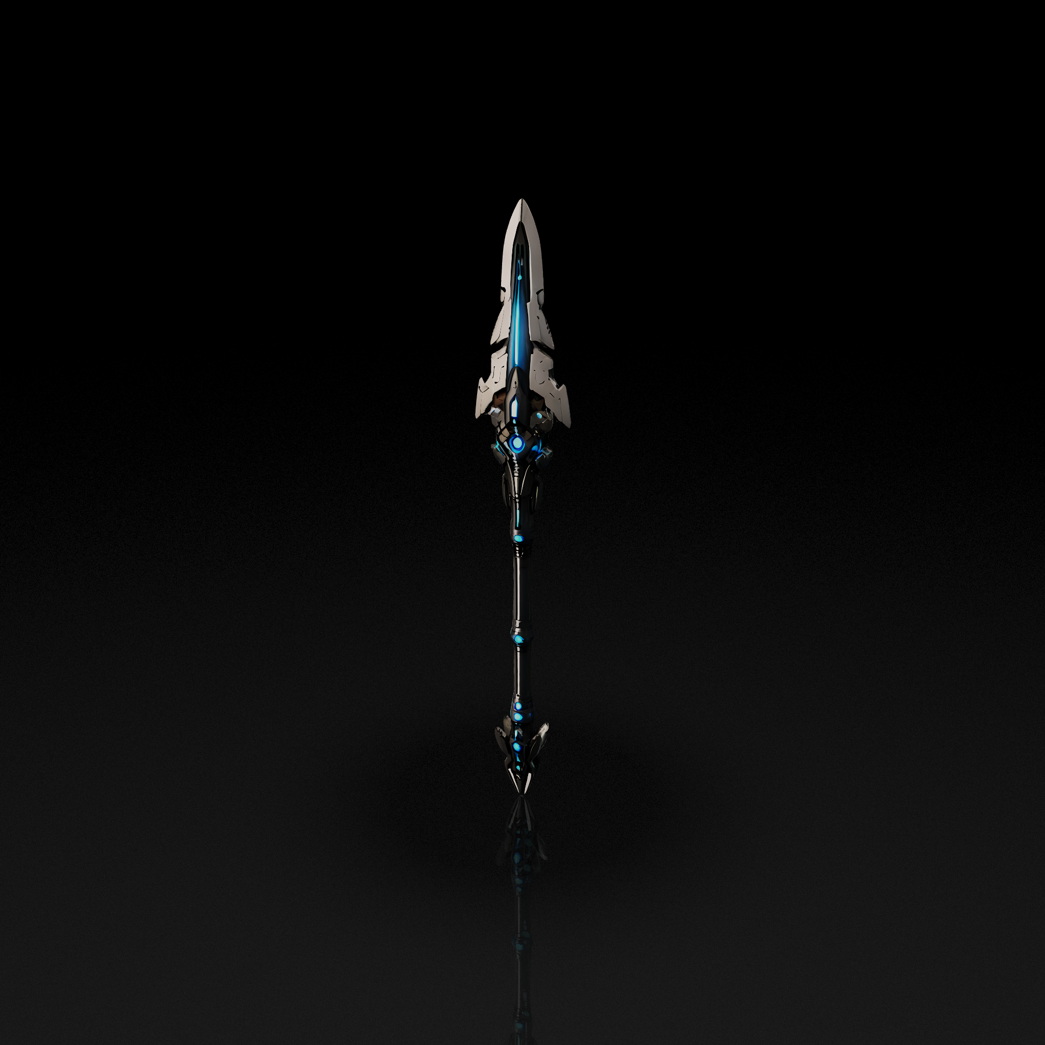 Sci-Fi Energy Spear - 3D model