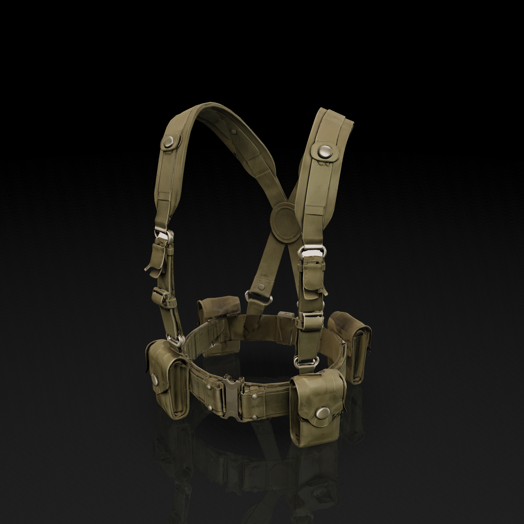 Tactical Web Gear - 3D model