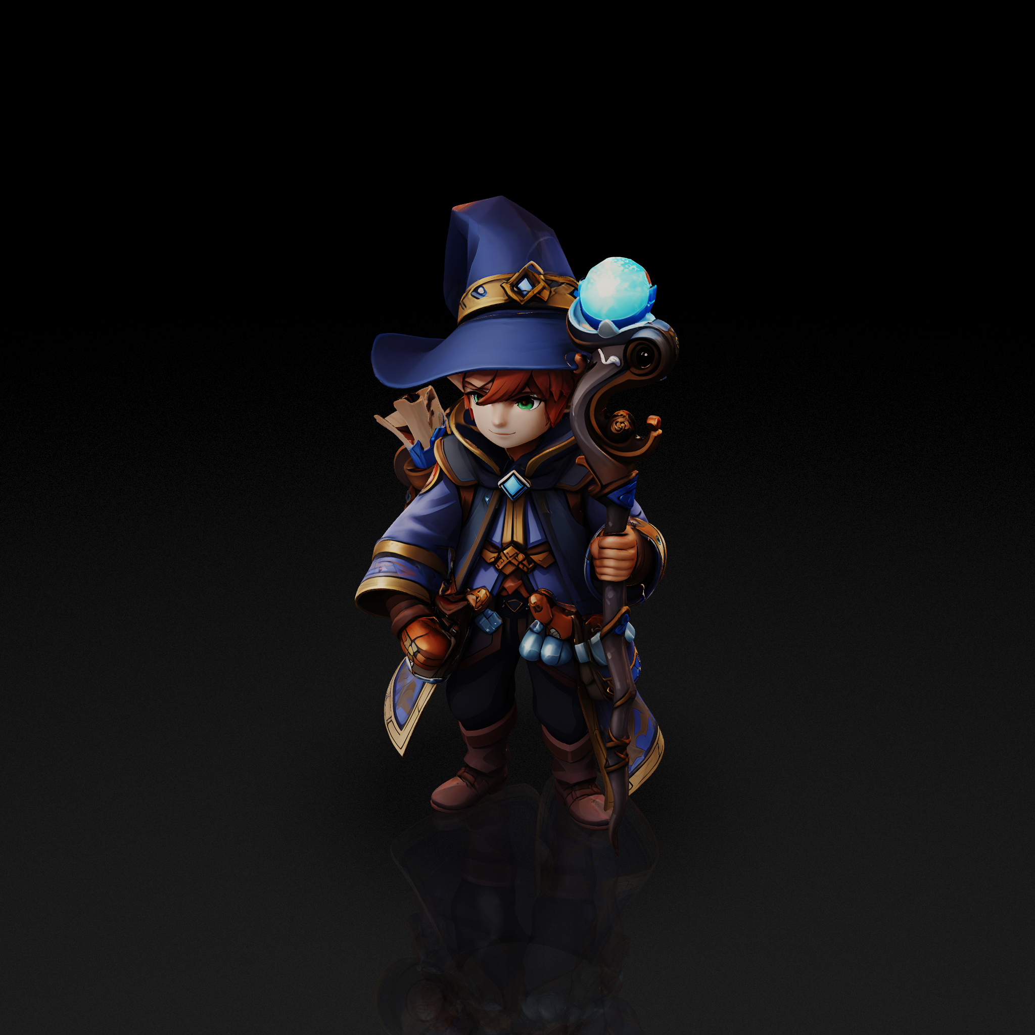 Blue Elf Wizard