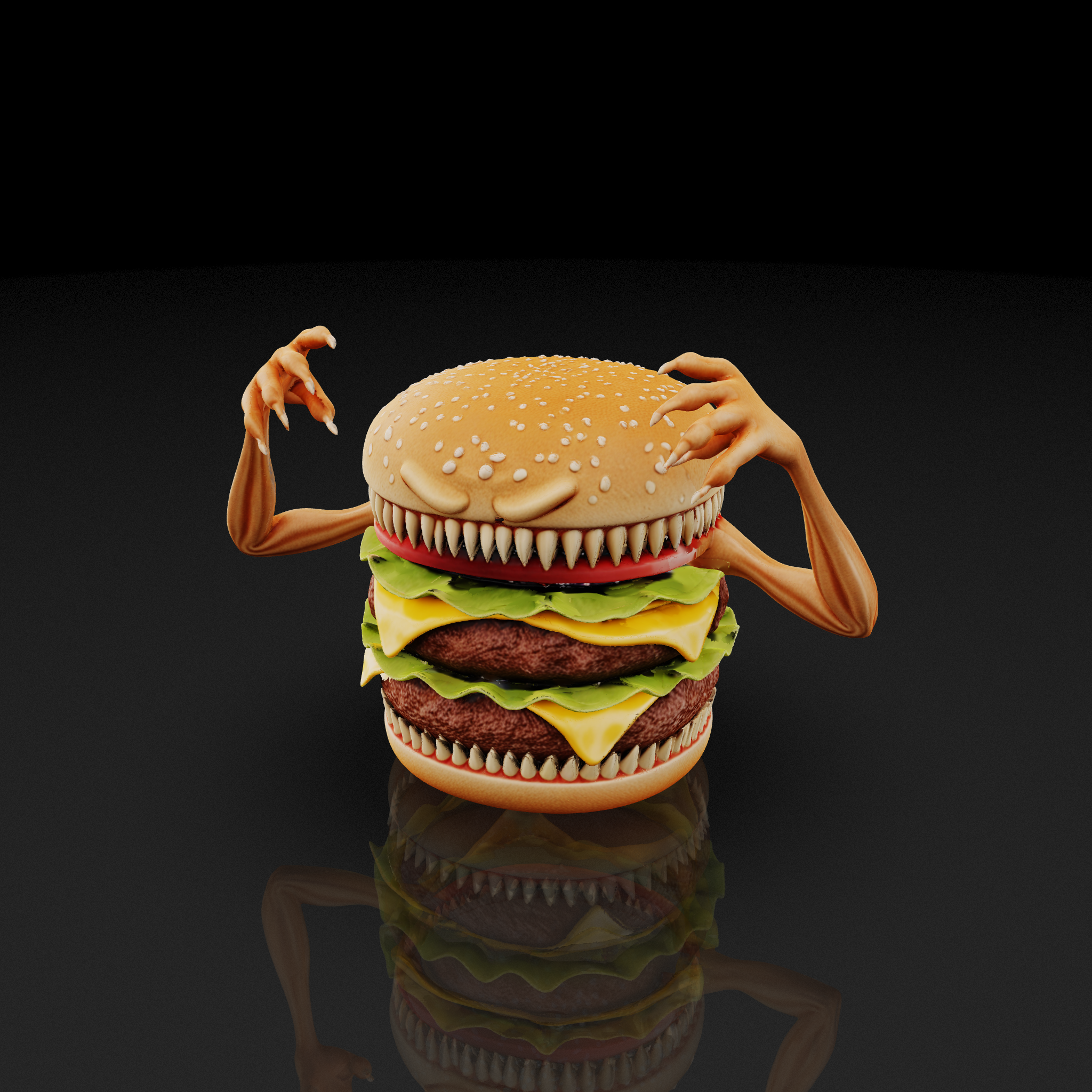 Monster Double Cheeseburger