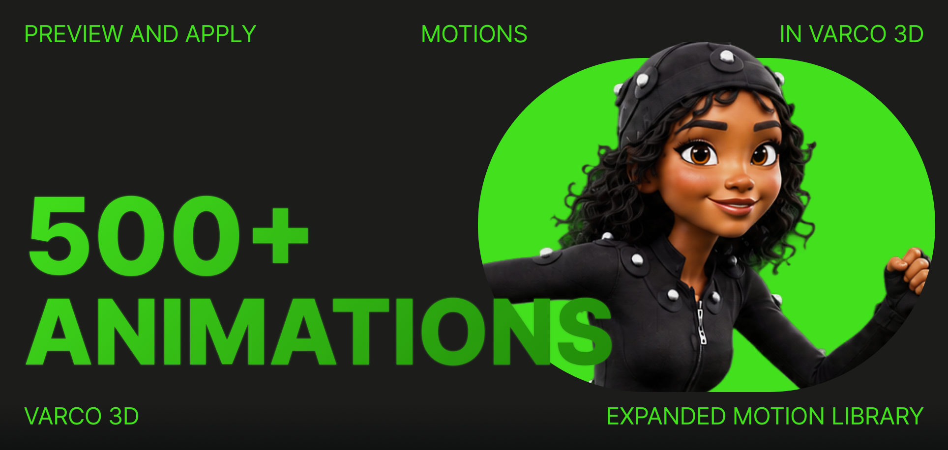 Animate with 500+ Motions