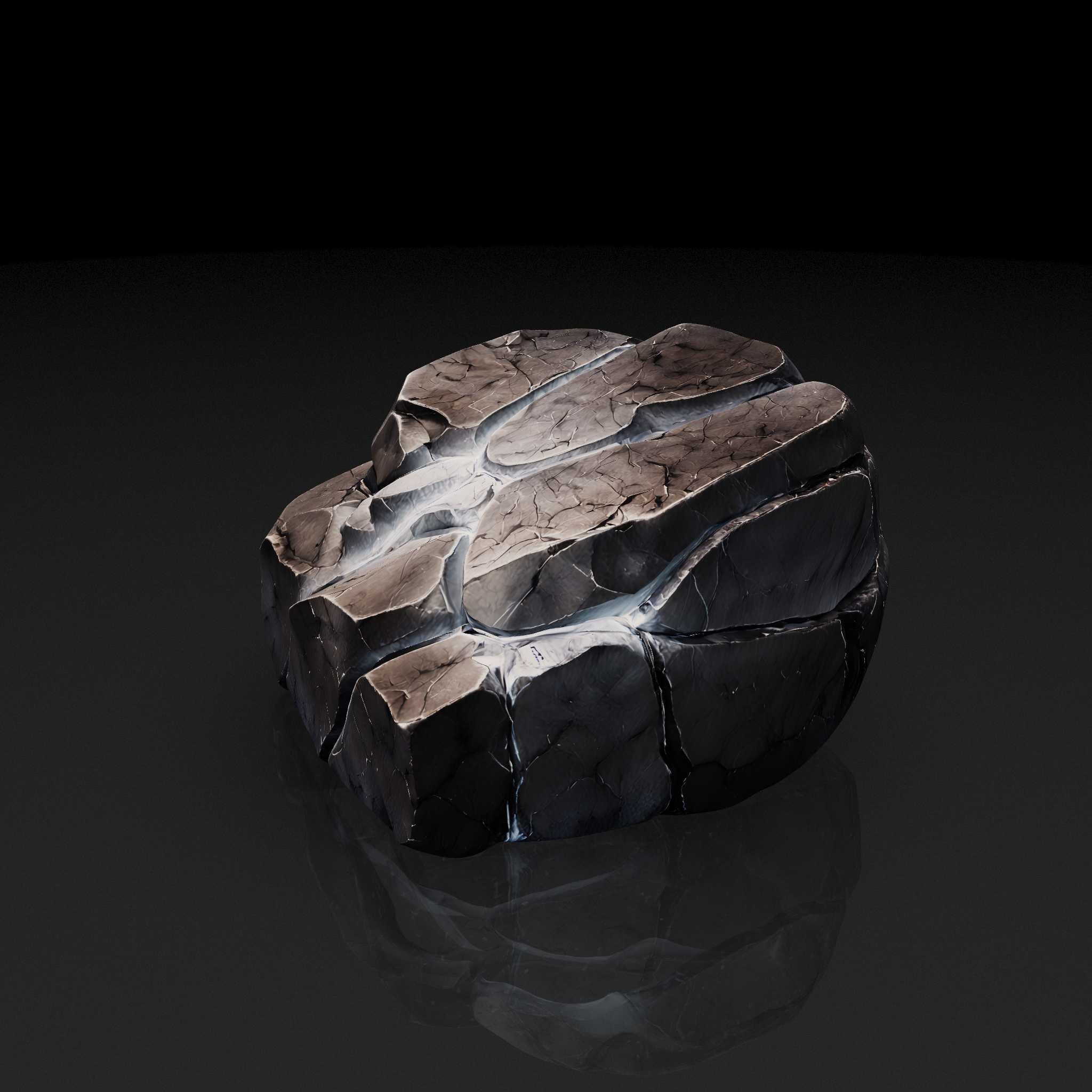 Black Luminous Meteorite
