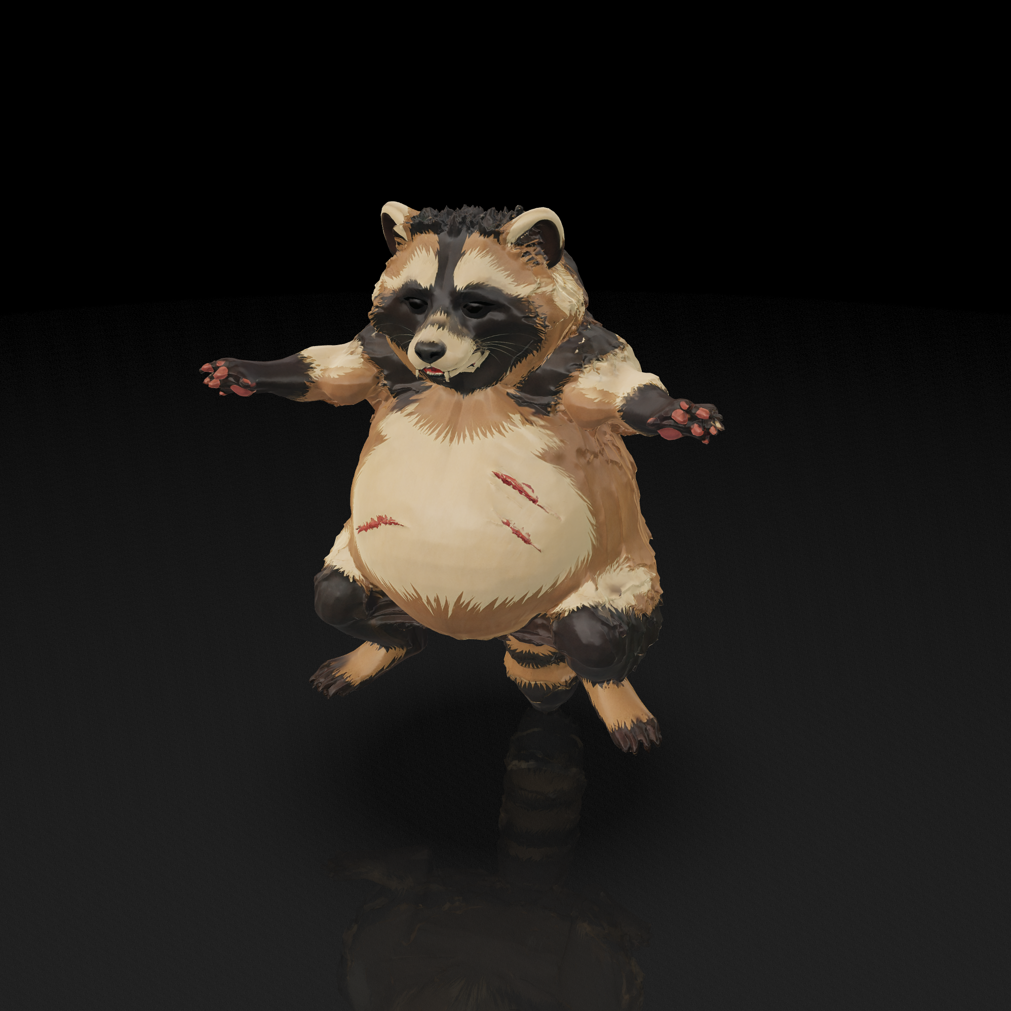 Badger Armored Character - 3D model
