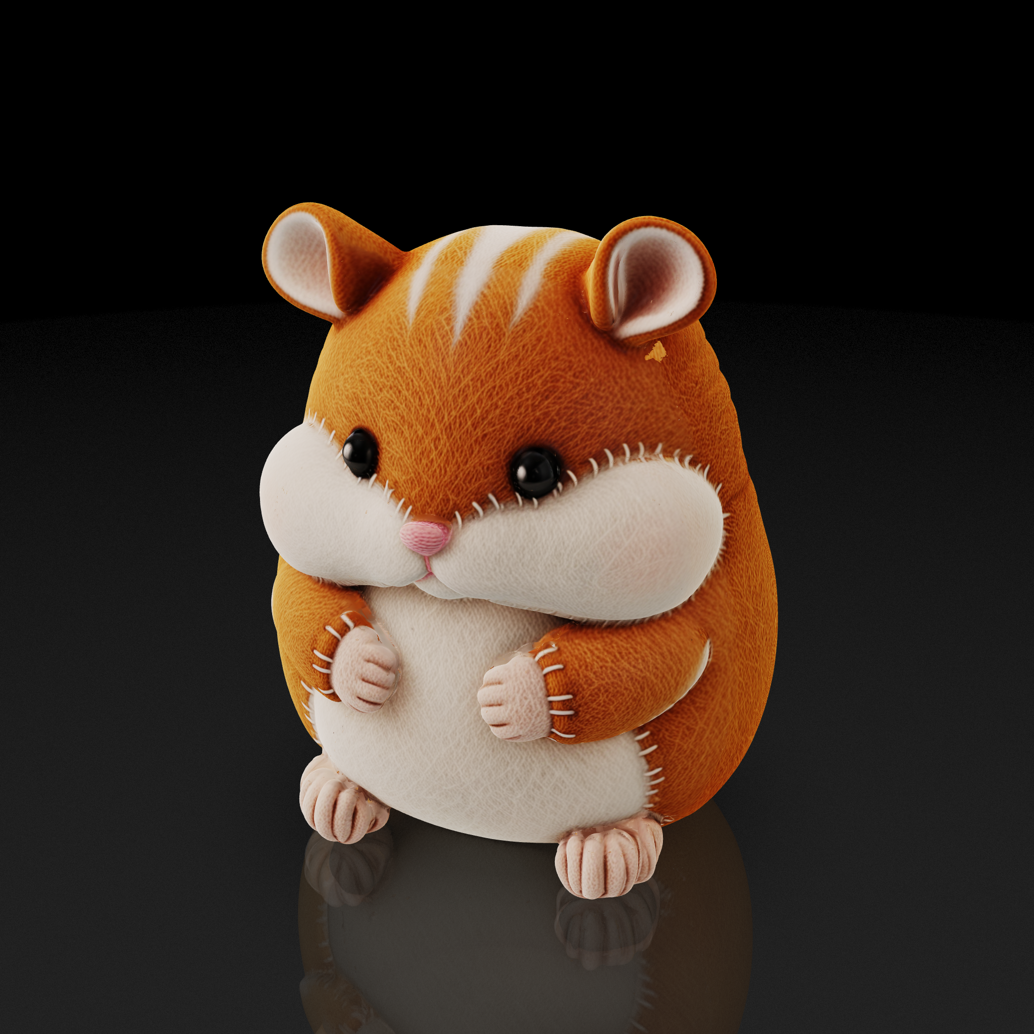 Felt Hamster Plushie