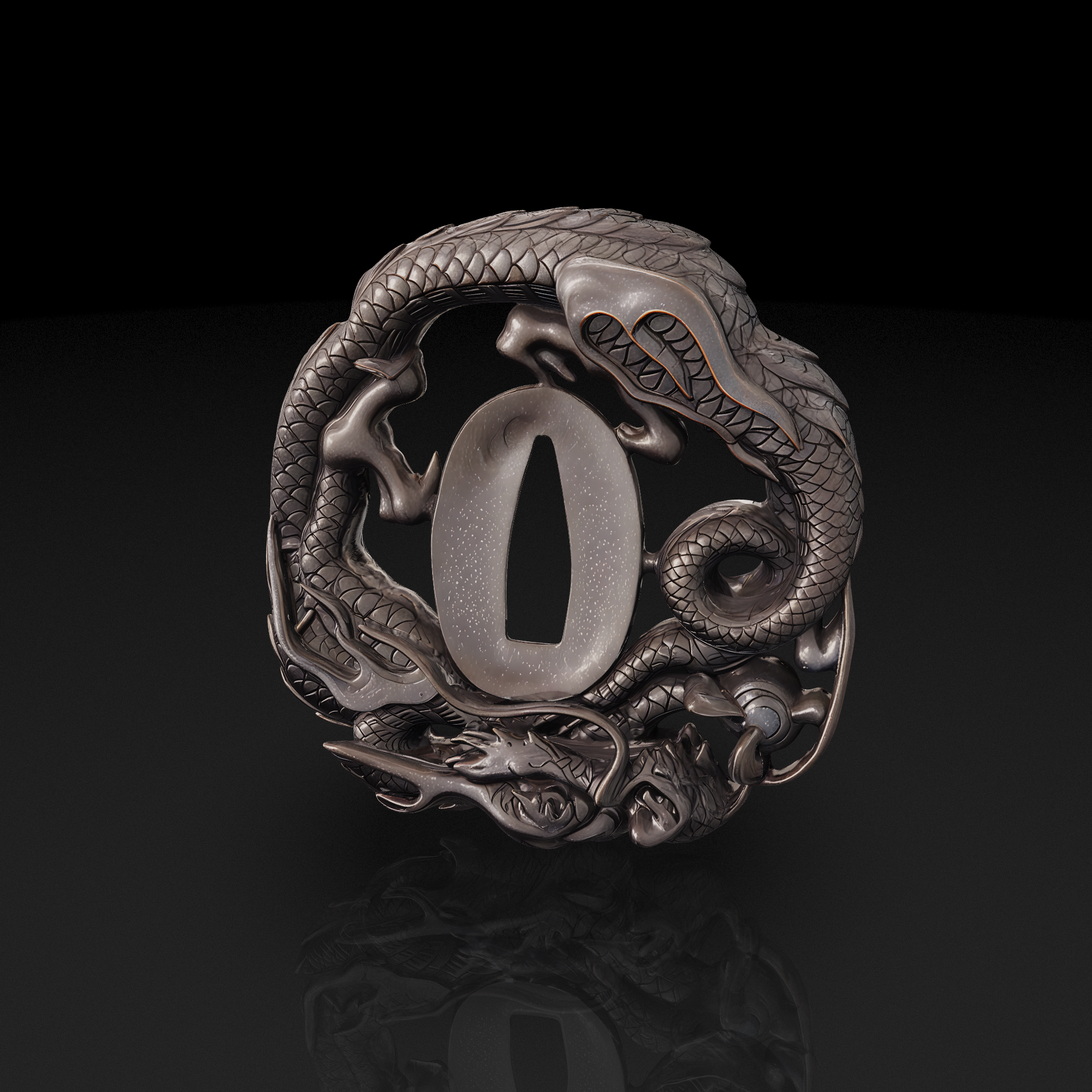 Dragon Tsuba