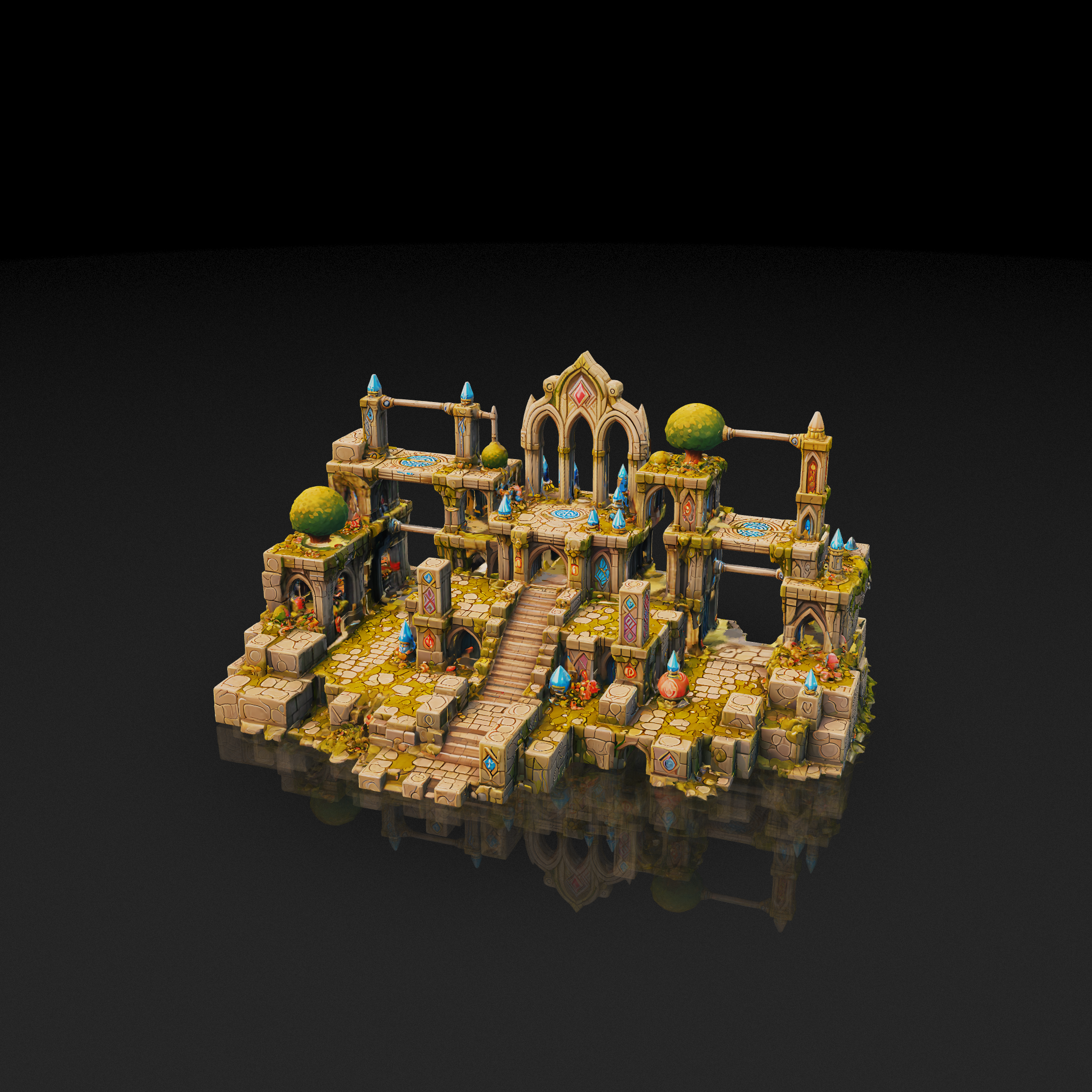Mossy Crystal Temple