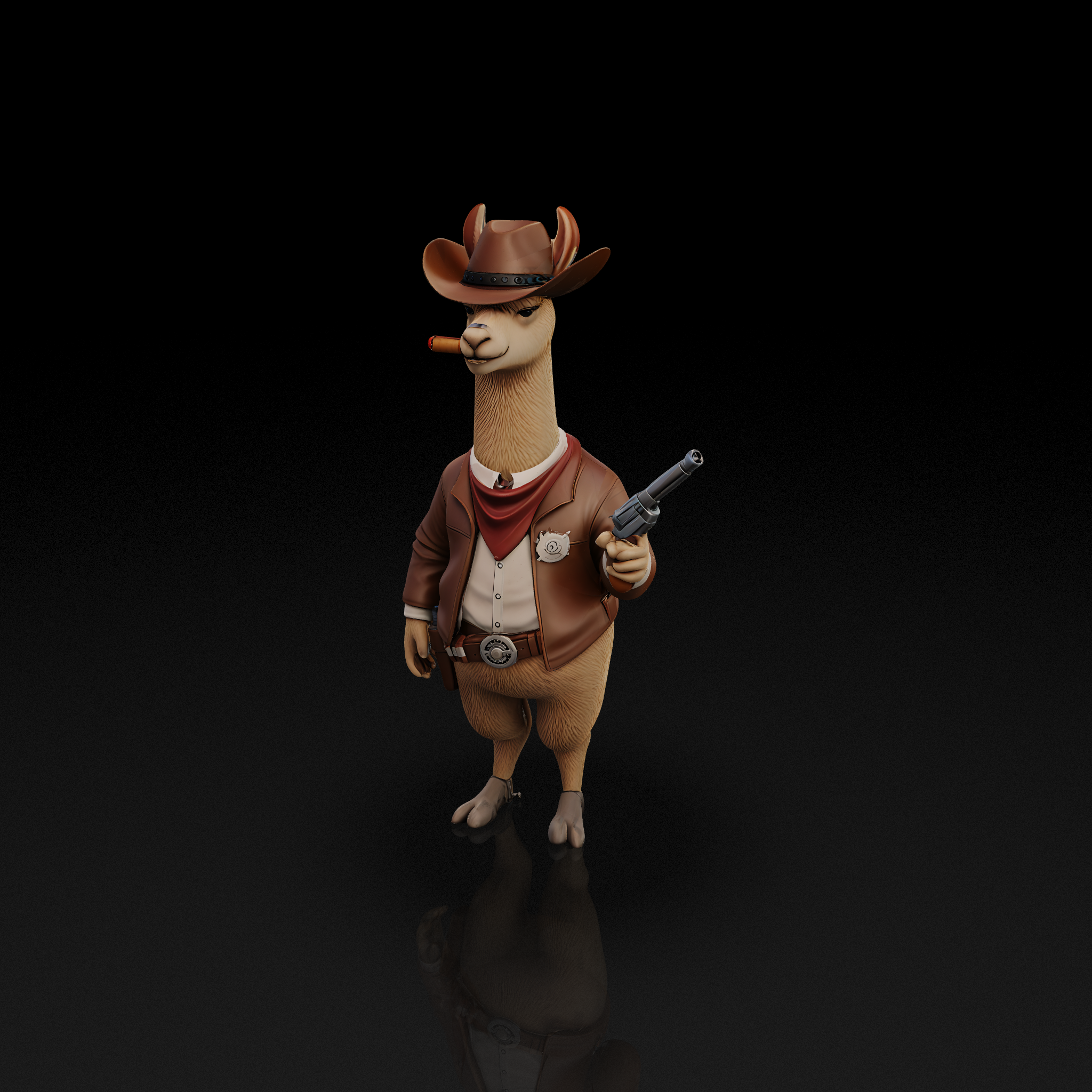 Western Sheriff Llama