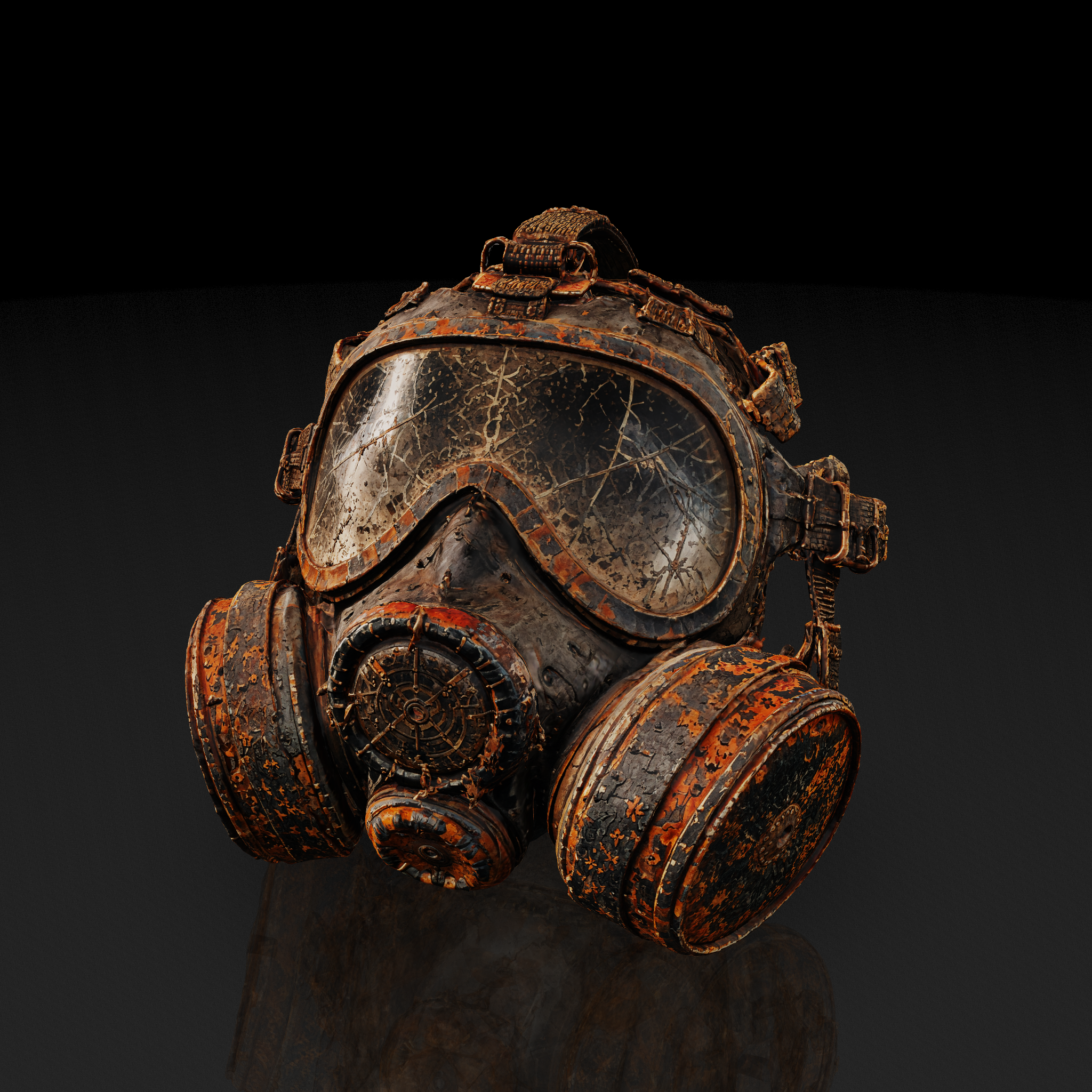 Wasteland Survivor Gas Mask - 3D model