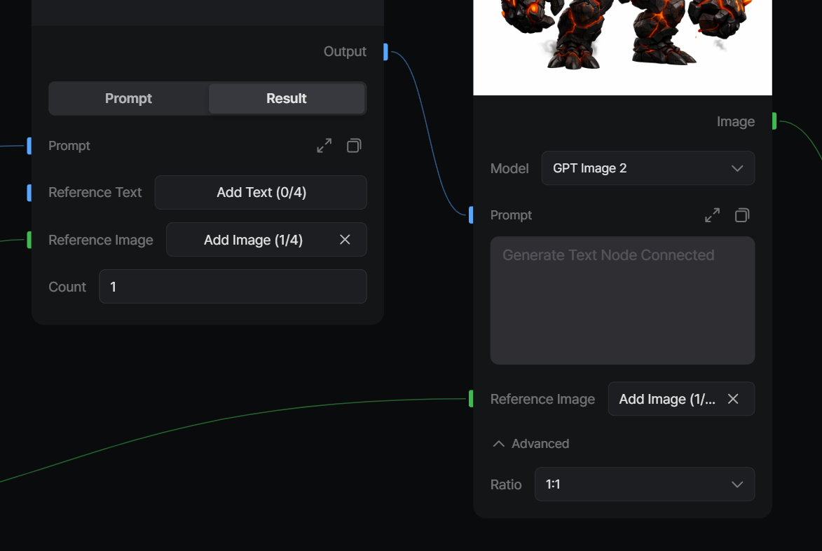 Action Nodes and connections in Custom Workflow