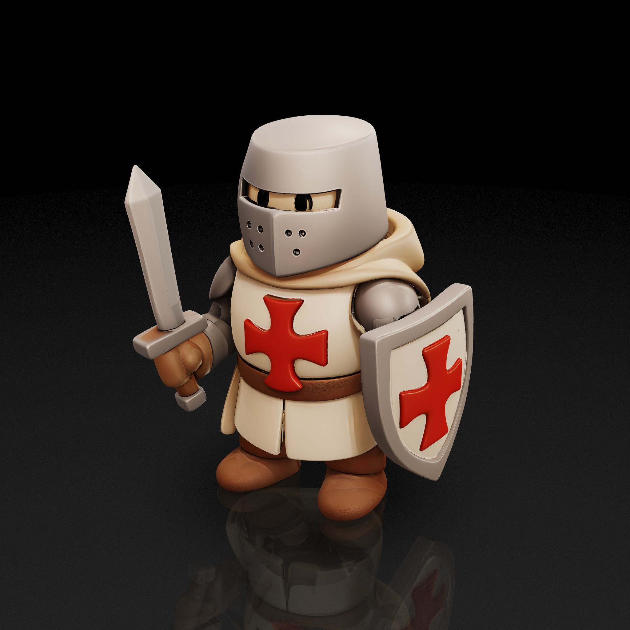 Stylized Crusader Knight