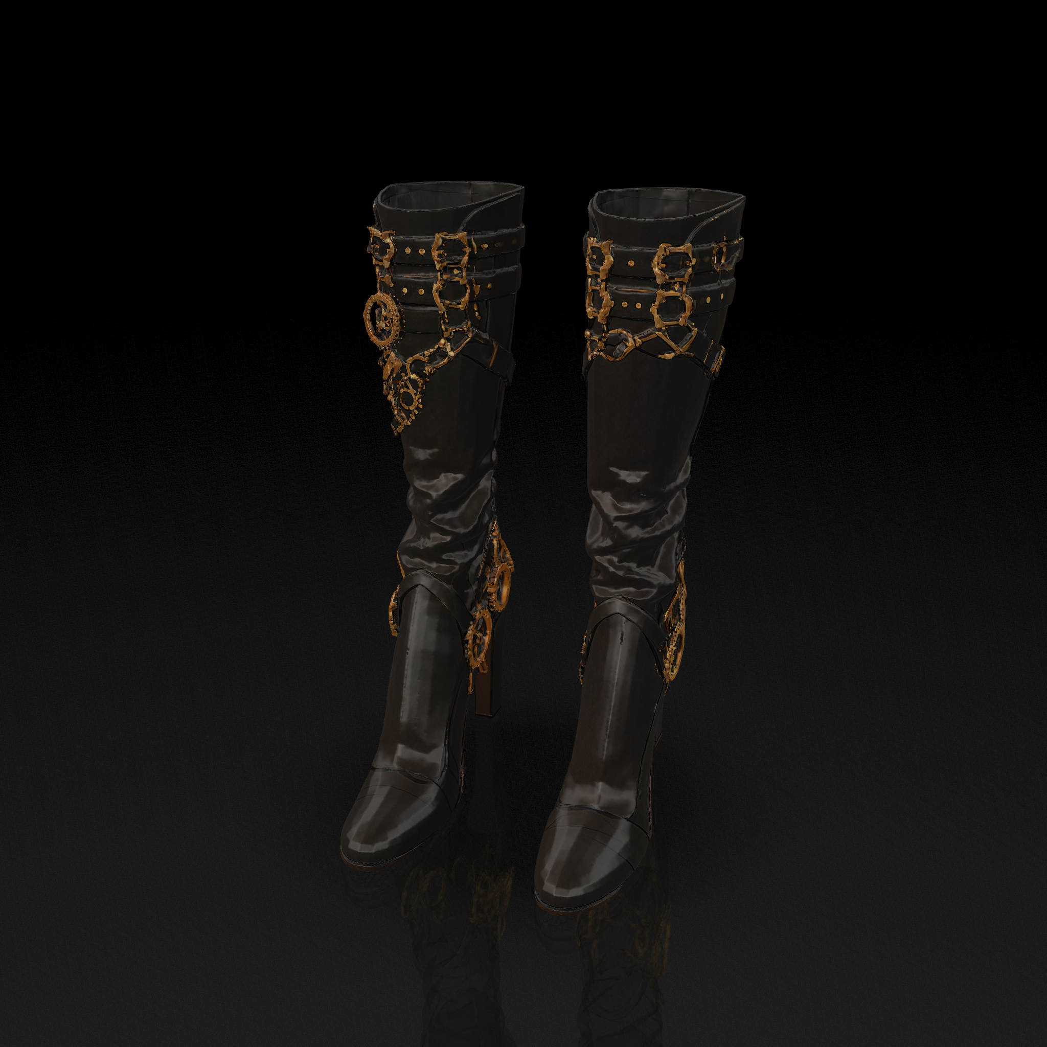조선스팀펑크 - 3D model