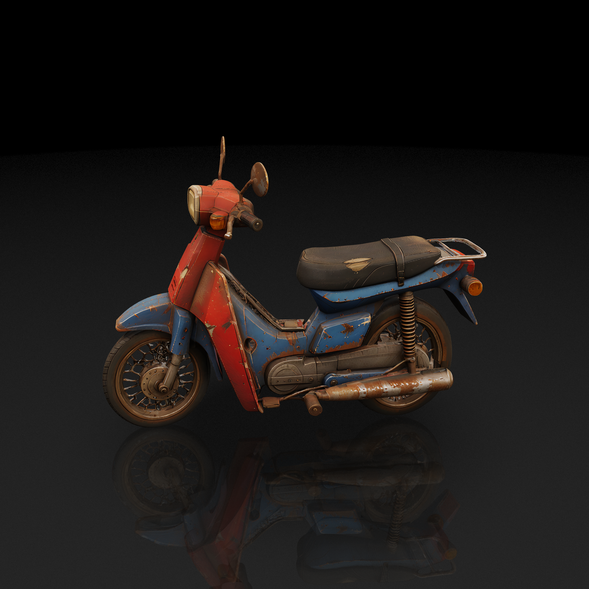 Rusty Moped