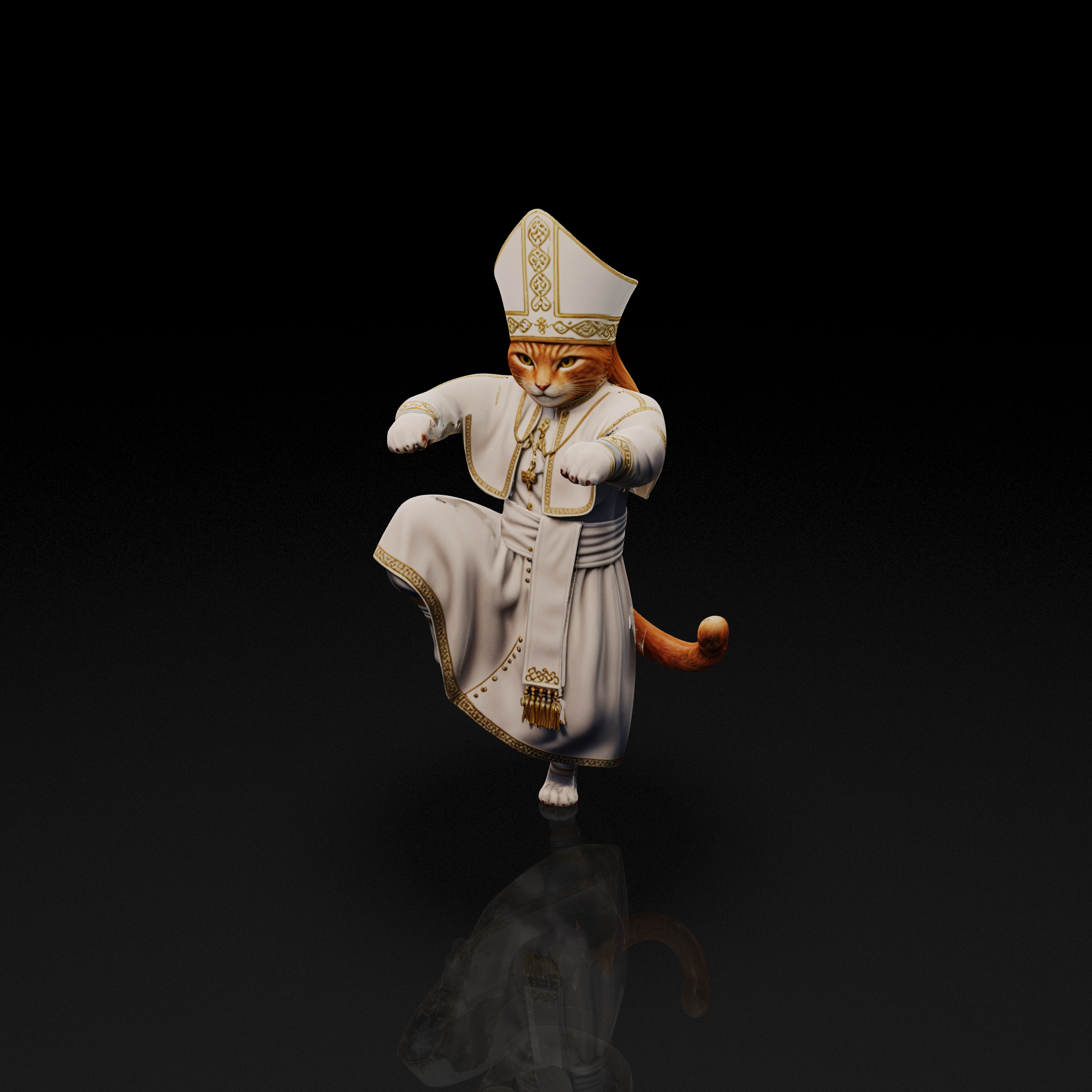 Kung Fu Pope Cat