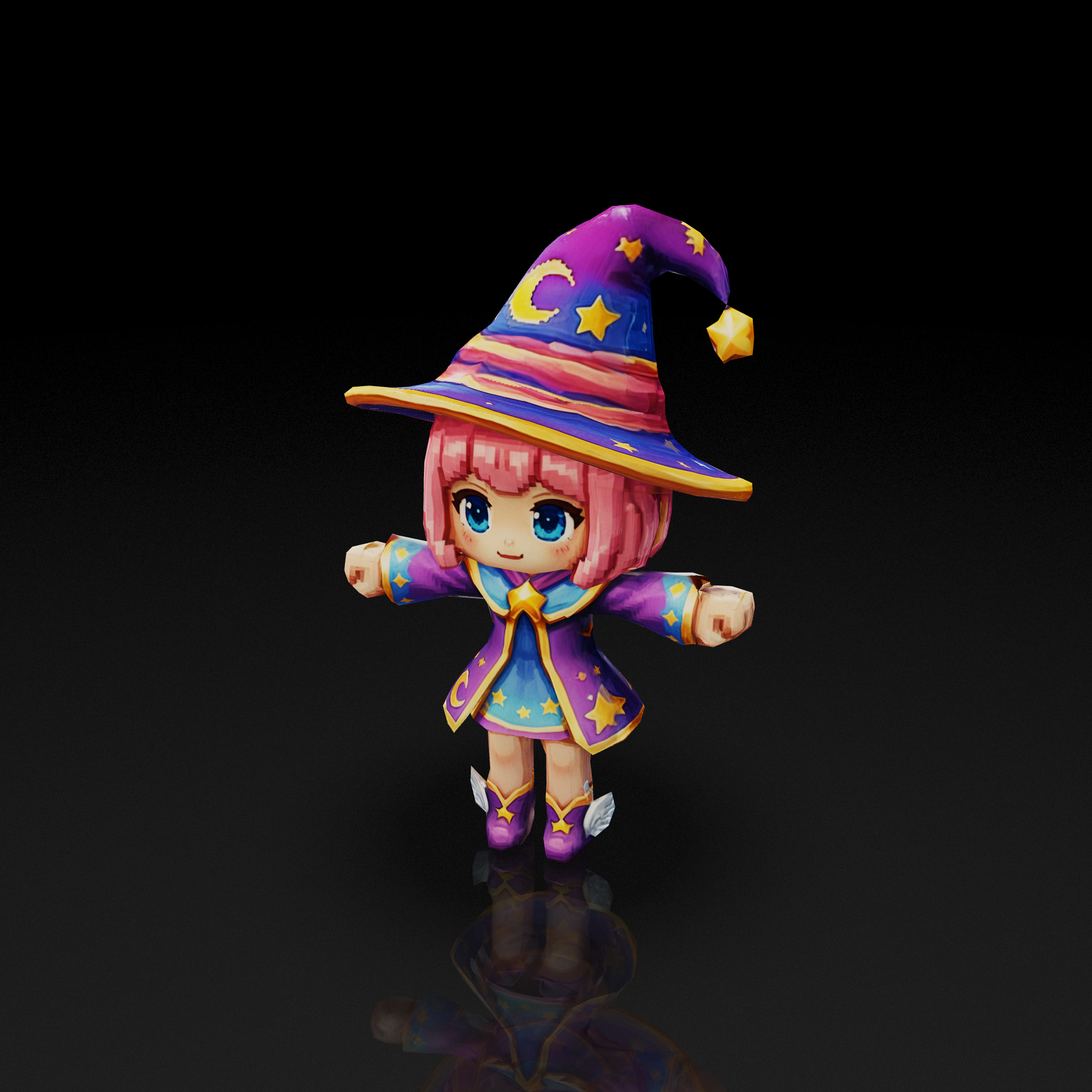 Cute Cartoon Witch