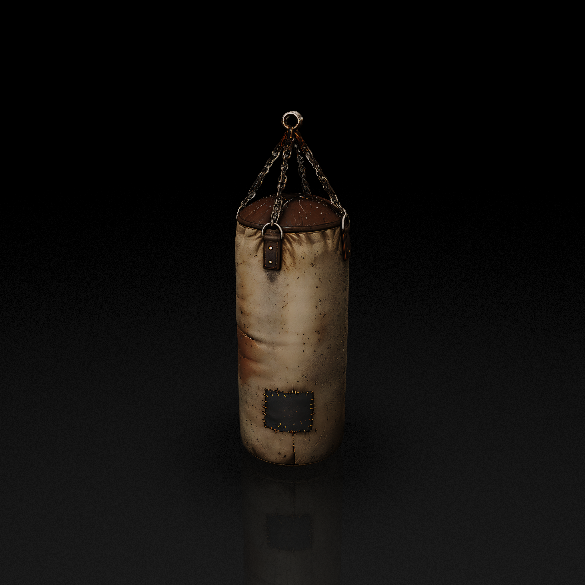 Old Canvas Punching Bag