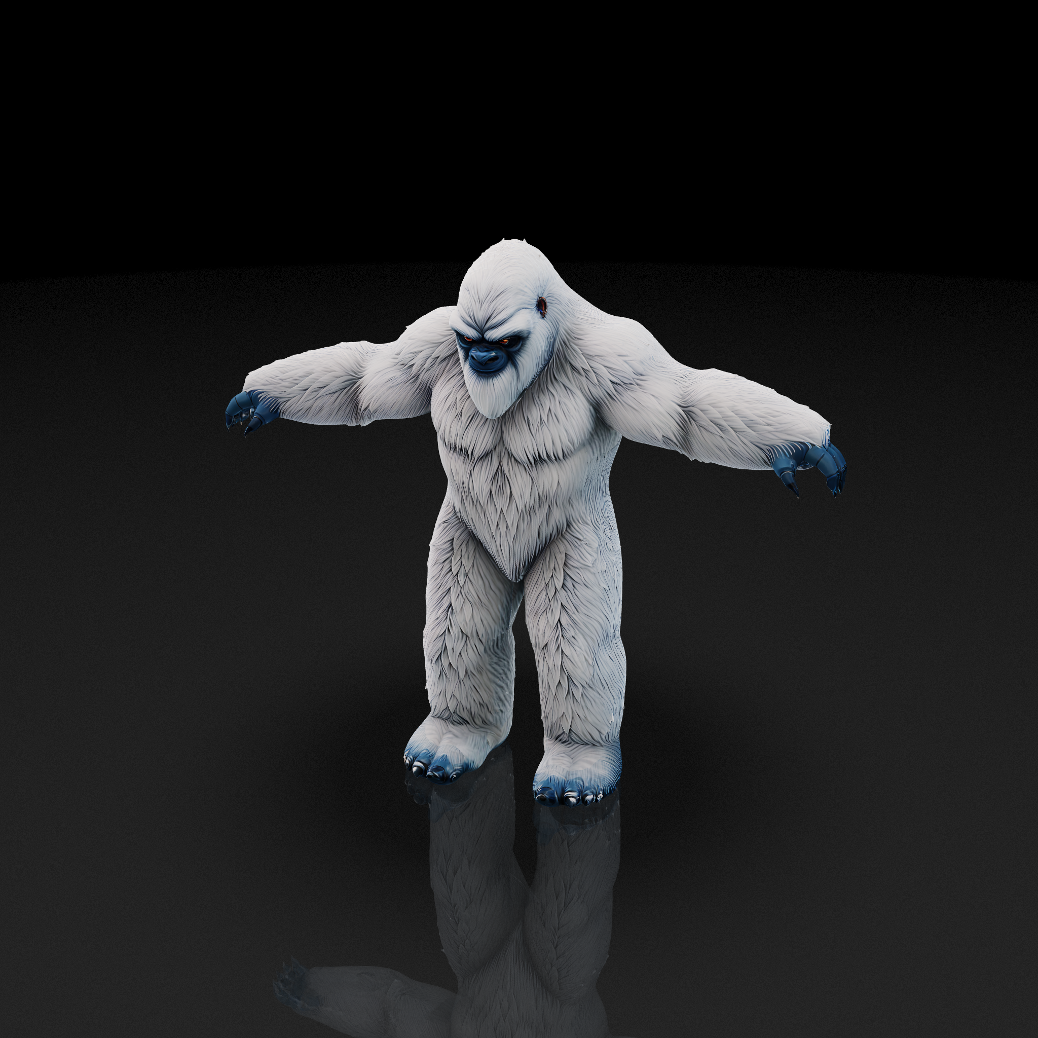 White Yeti Character